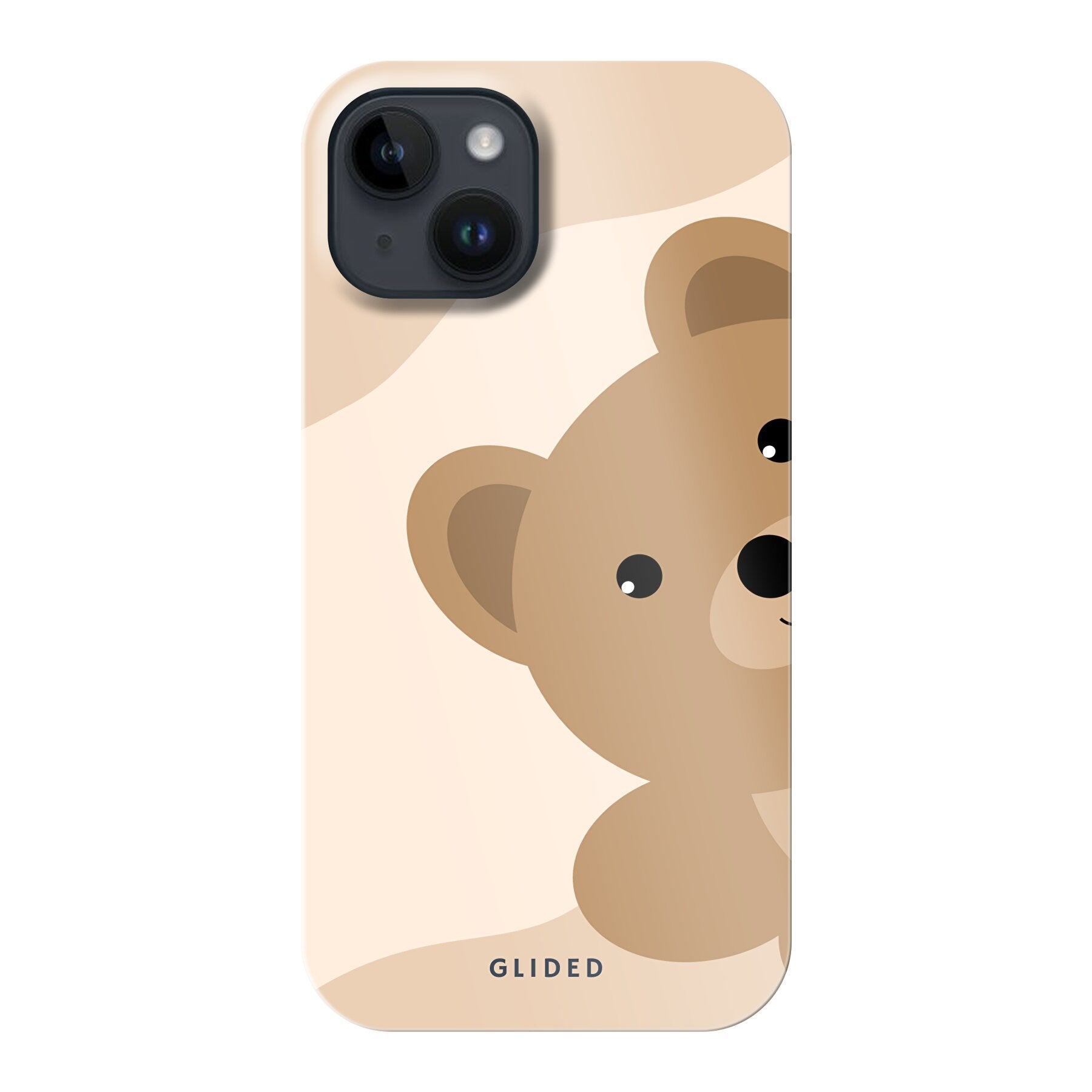 BearLove iPhone 14 Handyhülle mit süßem Bärendesign, bietet Schutz und Stil.