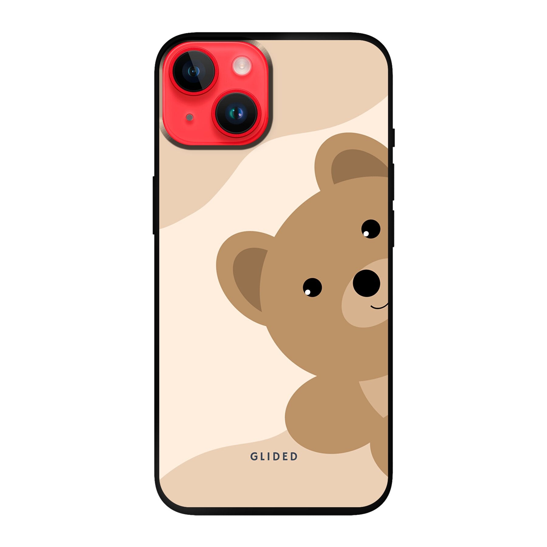 BearLove iPhone 14 Handyhülle mit süßem Bärendesign, bietet Schutz und Stil.