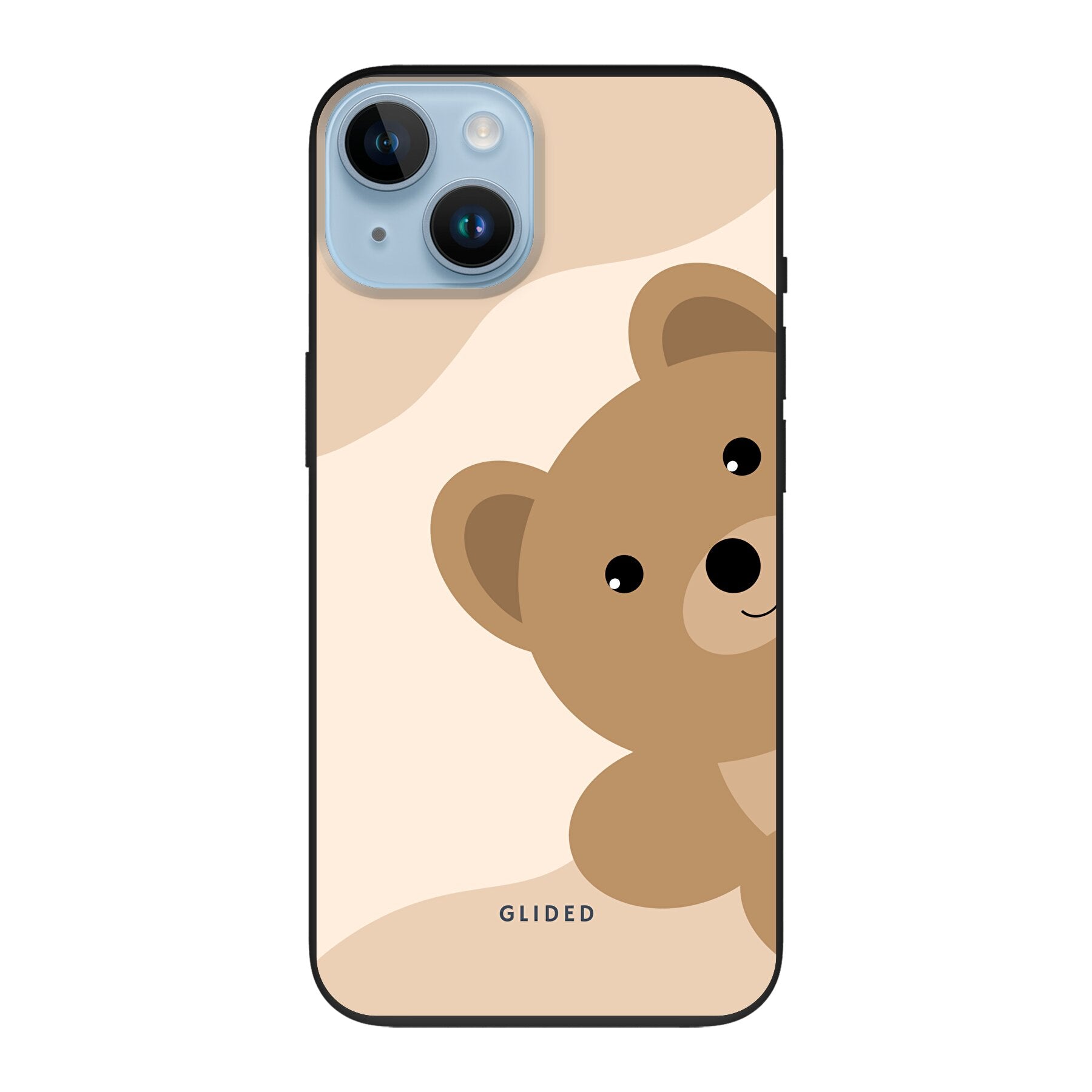 BearLove iPhone 14 Handyhülle mit süßem Bärendesign, bietet Schutz und Stil.