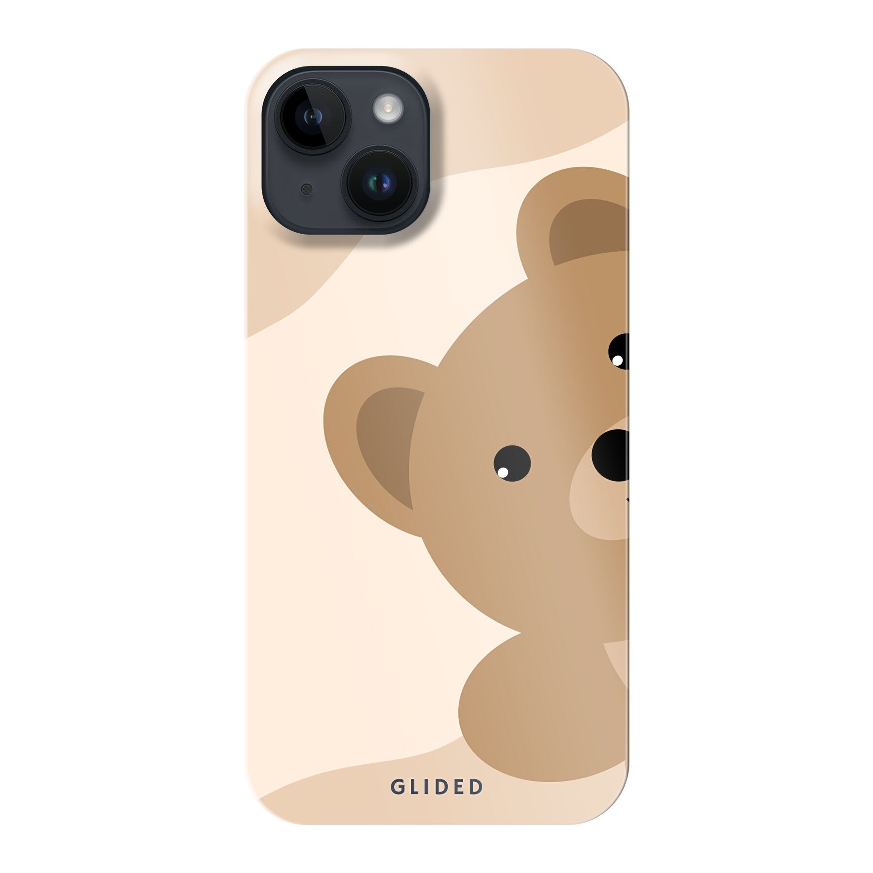 BearLove iPhone 14 Handyhülle mit süßem Bärendesign, bietet Schutz und Stil.