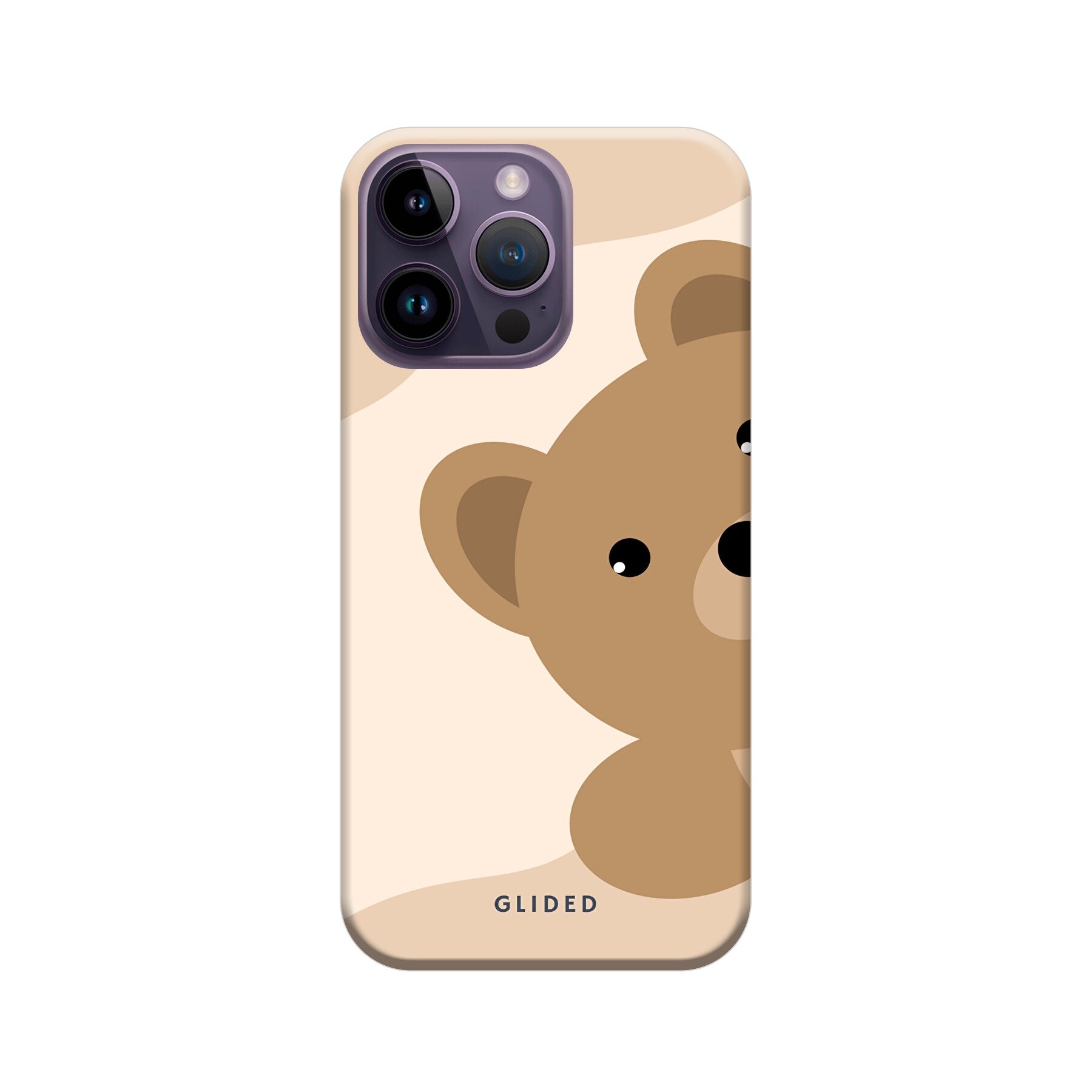 BearLove iPhone 14 Pro Max Handyhülle mit süßem Bärendesign, idealer Schutz und stilvolles Accessoire.