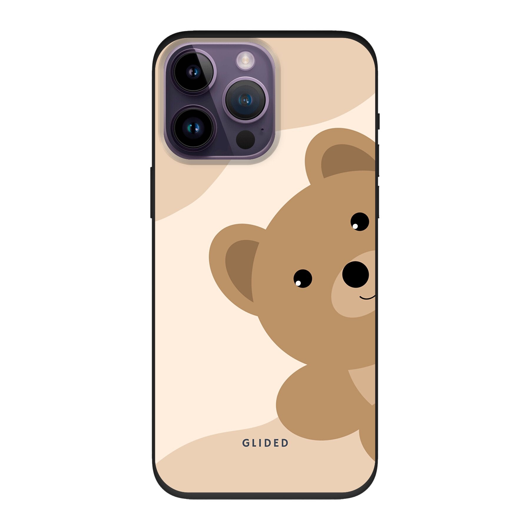 BearLove iPhone 14 Pro Max Handyhülle mit süßem Bärendesign, idealer Schutz und stilvolles Accessoire.