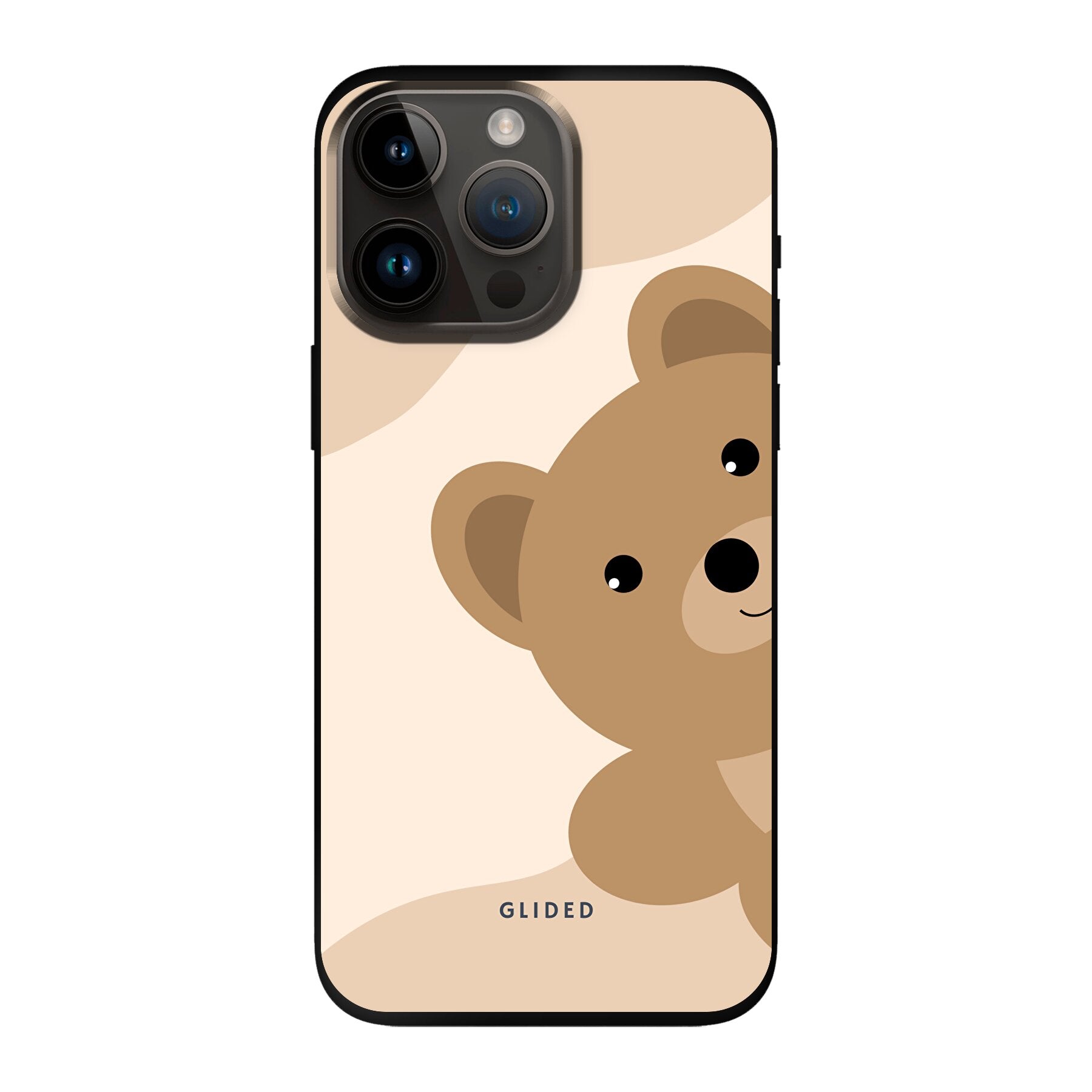 BearLove iPhone 14 Pro Max Handyhülle mit süßem Bärendesign, idealer Schutz und stilvolles Accessoire.