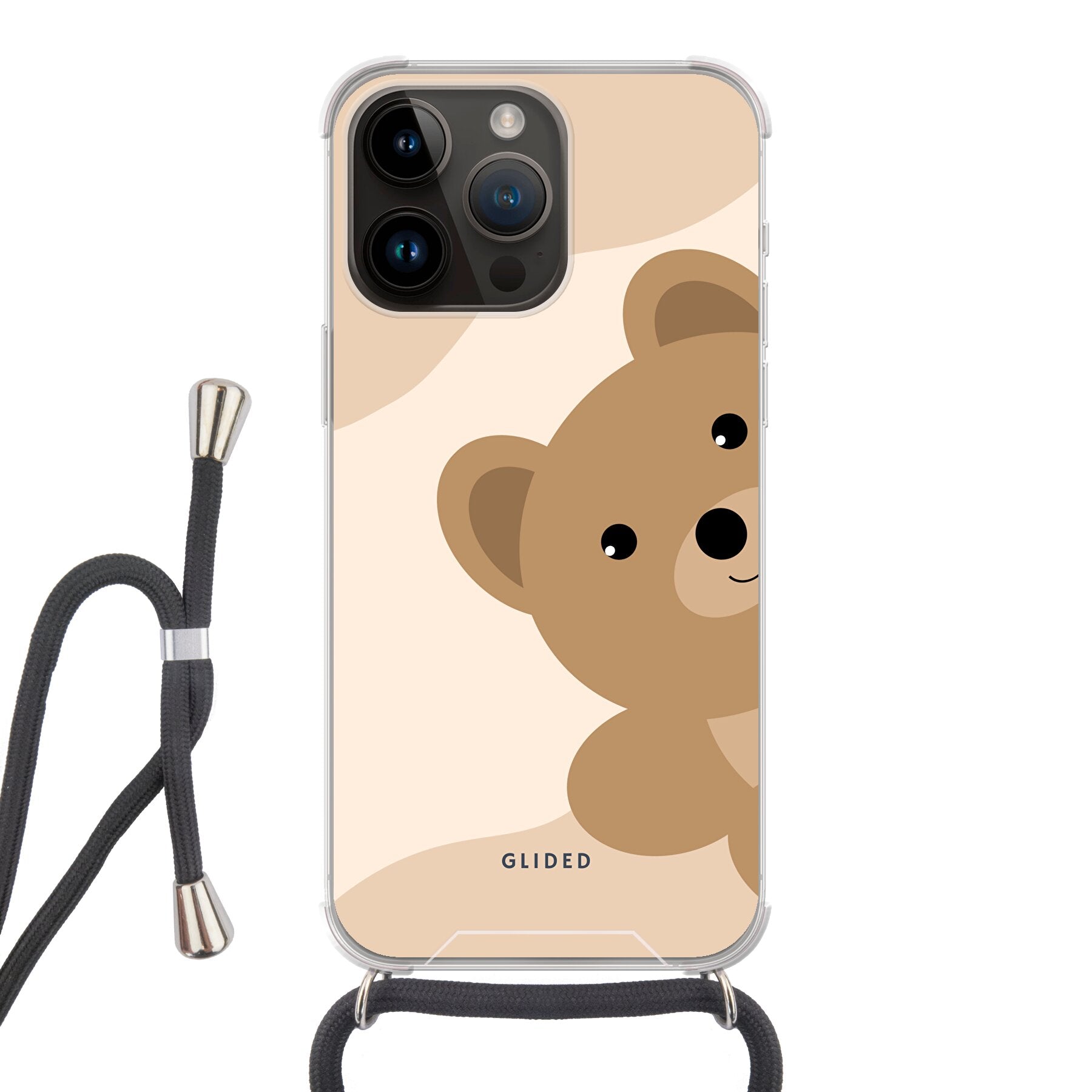 BearLove iPhone 14 Pro Max Handyhülle mit süßem Bärendesign, idealer Schutz und stilvolles Accessoire.