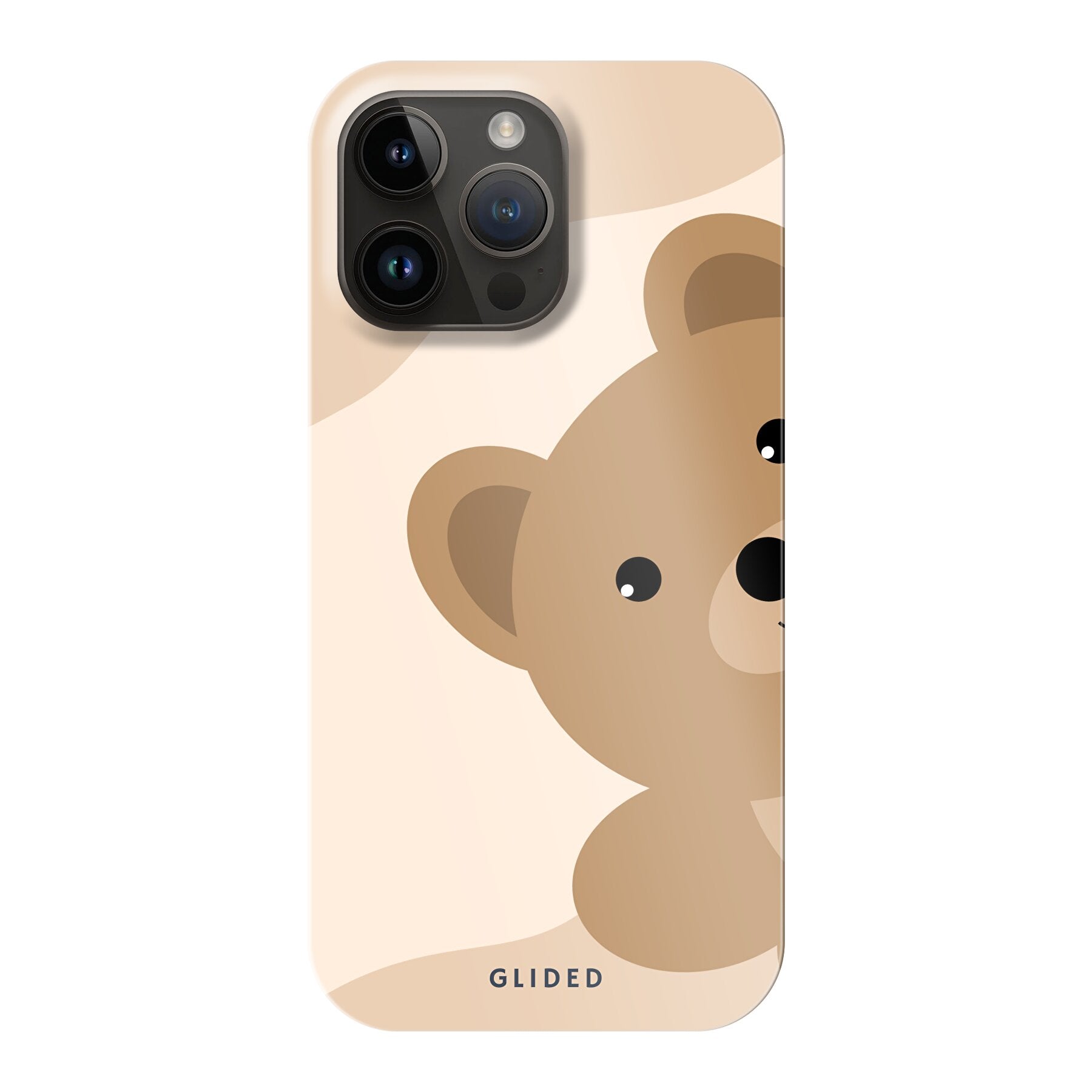 BearLove iPhone 14 Pro Max Handyhülle mit süßem Bärendesign, idealer Schutz und stilvolles Accessoire.