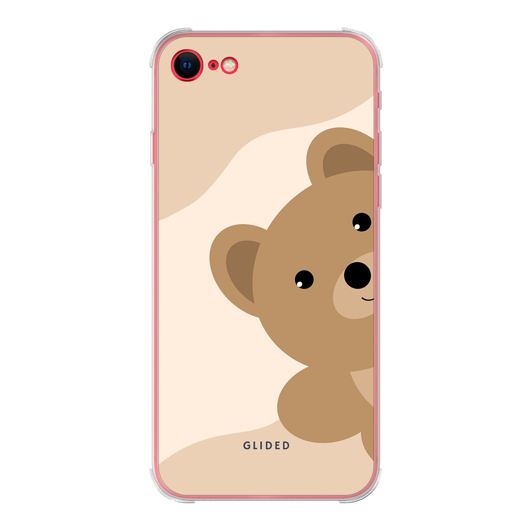 BearLove iPhone 7 Handyhülle mit süßem Bärendesign, idealer Schutz und schlankem Profil.