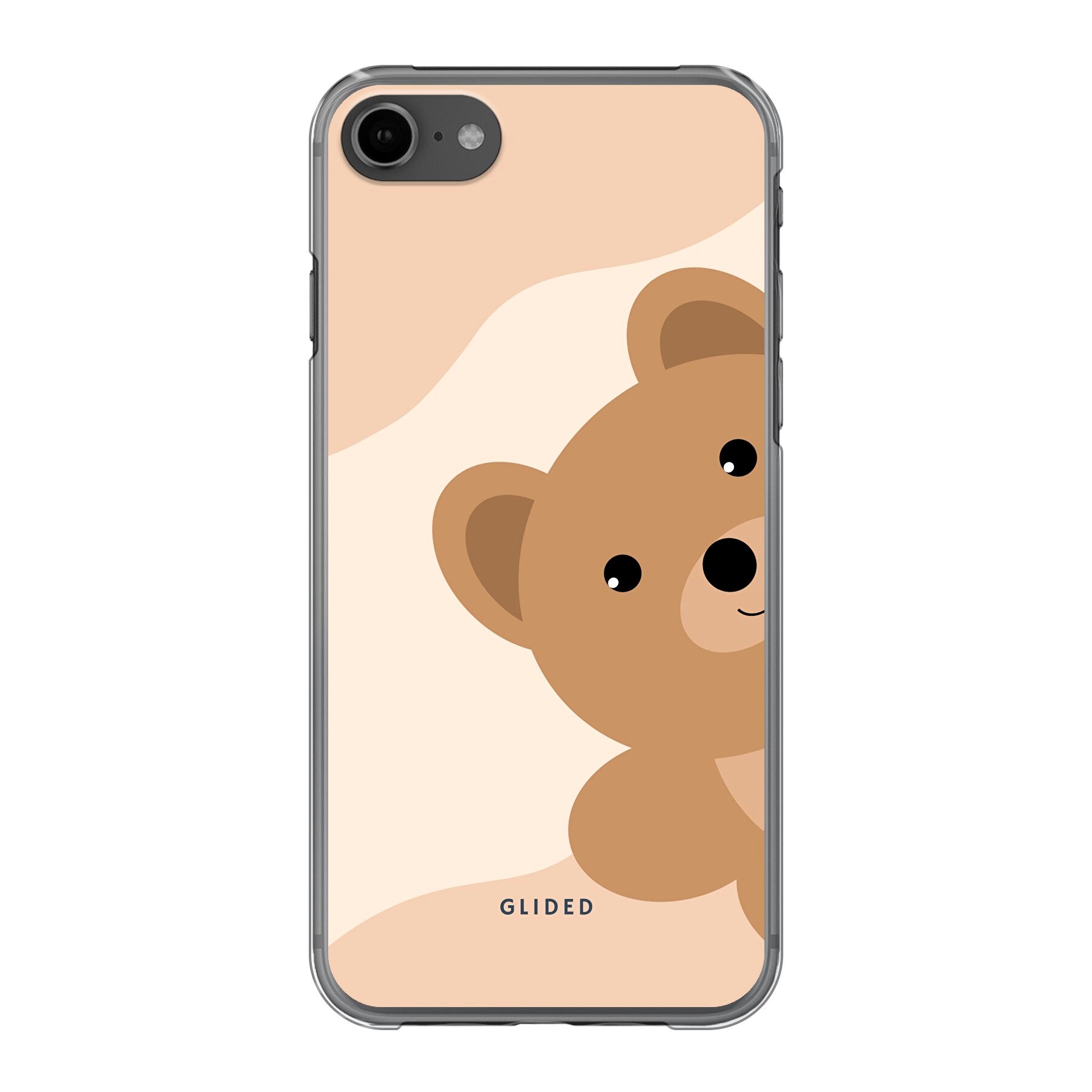 BearLove iPhone 7 Handyhülle mit süßem Bärendesign, idealer Schutz und schlankem Profil.