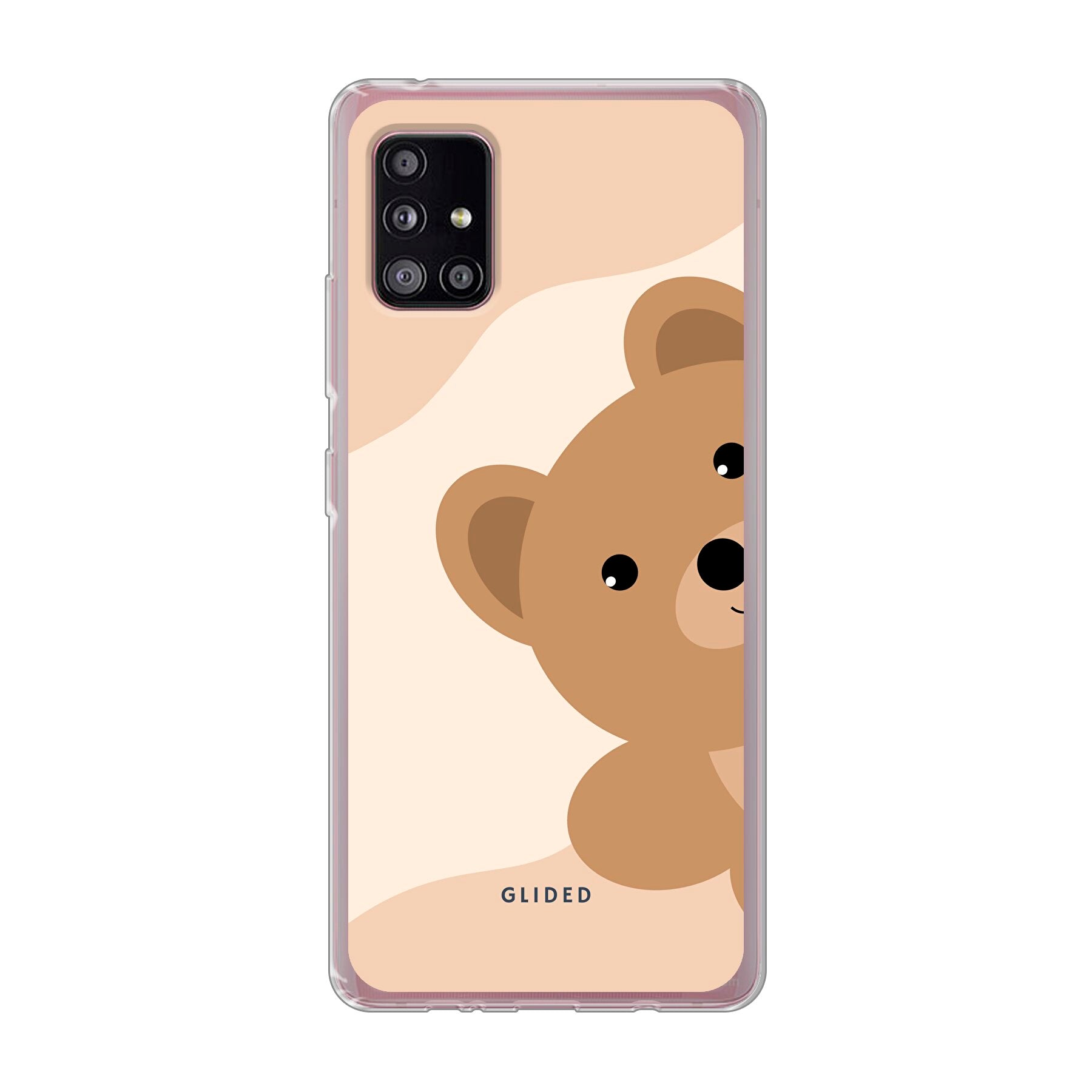 BearLove Handyhülle für Samsung Galaxy A51 5G mit süßem Bärenmotiv, bietet stilvollen Schutz und Funktionalität.