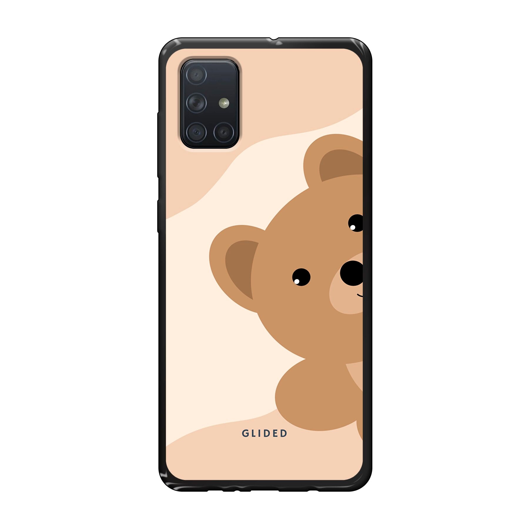 BearLove Handyhülle für Samsung Galaxy A71 mit süßem Bärenmotiv, bietet Schutz und Stil.