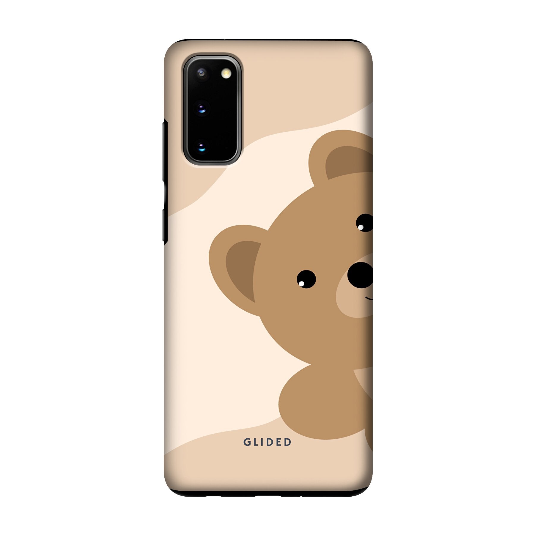 BearLove Handyhülle für Samsung Galaxy S20 mit süßem Bärenmotiv, bietet robusten Schutz und stilvolles Design.