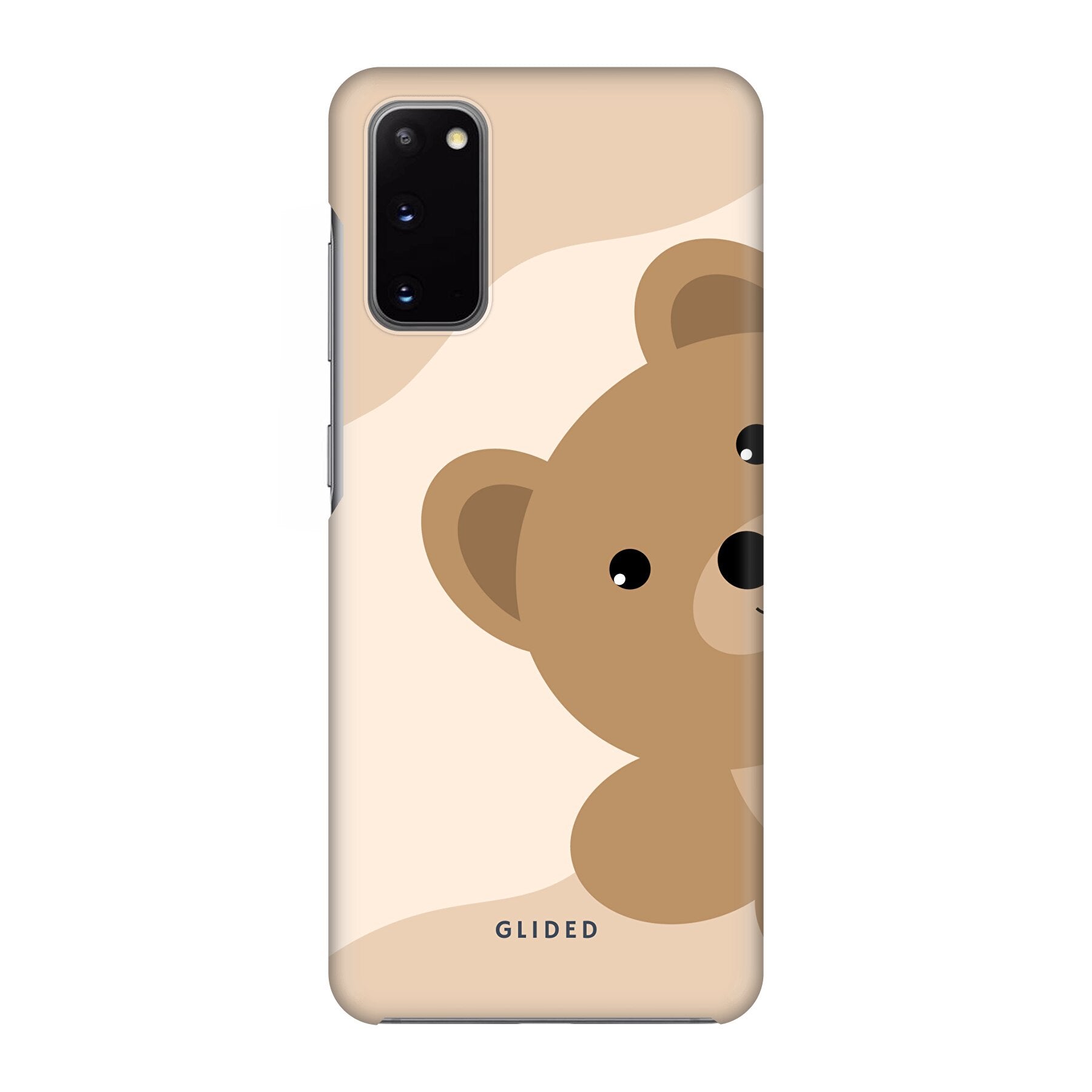 BearLove Handyhülle für Samsung Galaxy S20 mit süßem Bärenmotiv, bietet robusten Schutz und stilvolles Design.