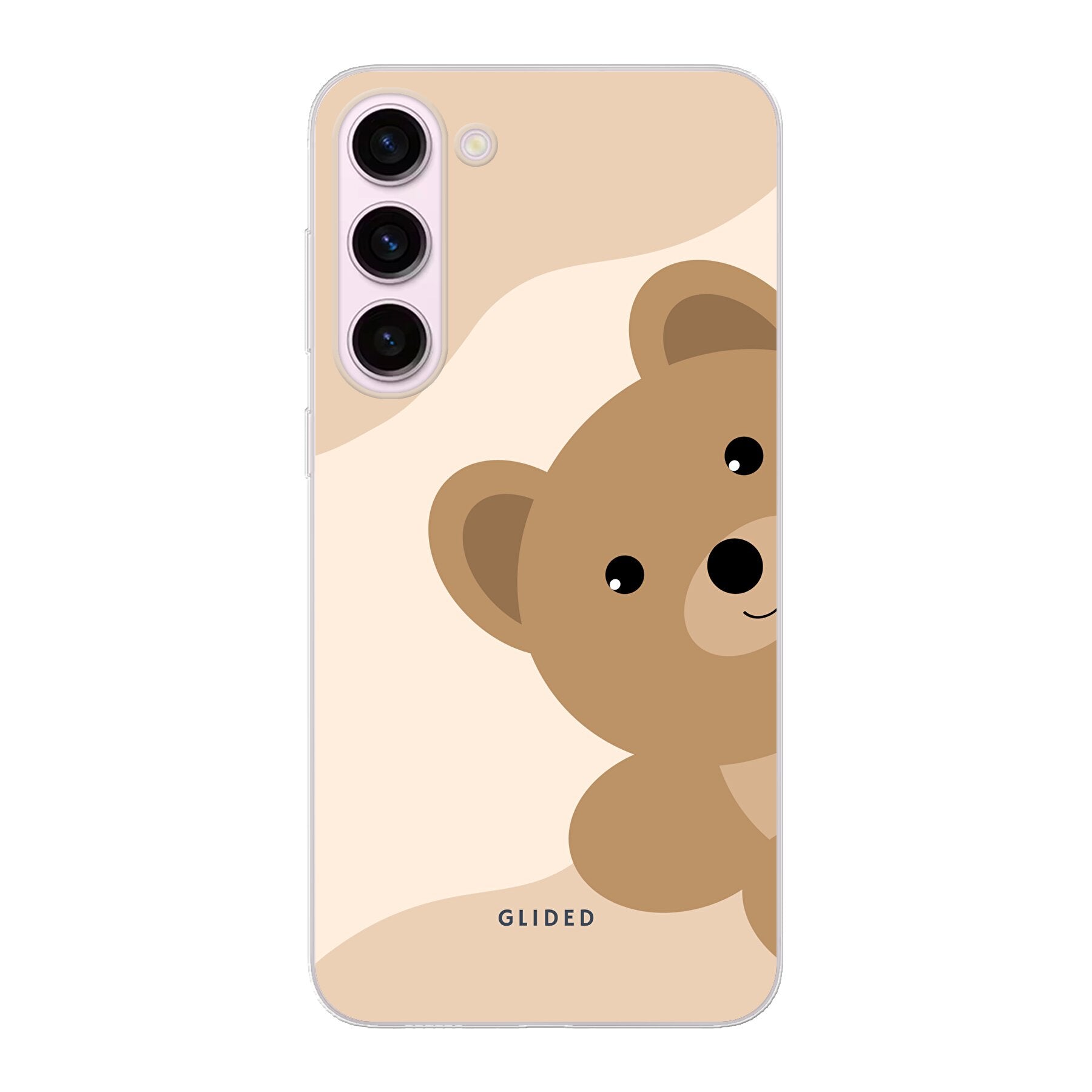 BearLove Handyhülle für Samsung Galaxy S23 Plus mit süßem Bären-Design, bietet Schutz und Stil.