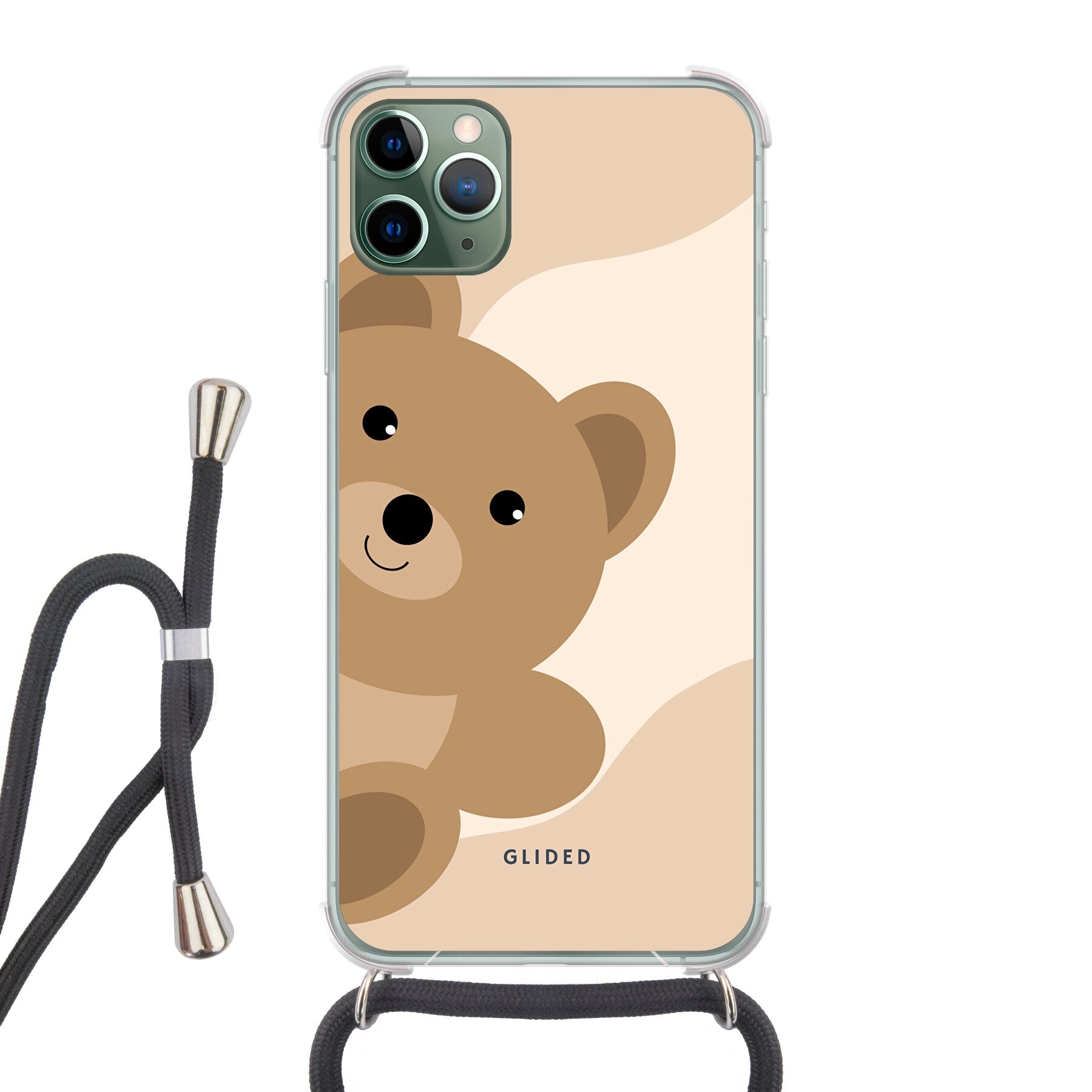 BearLove iPhone 11 Pro Max Handyhülle mit süßem Bärendesign, bietet Schutz und Stil.