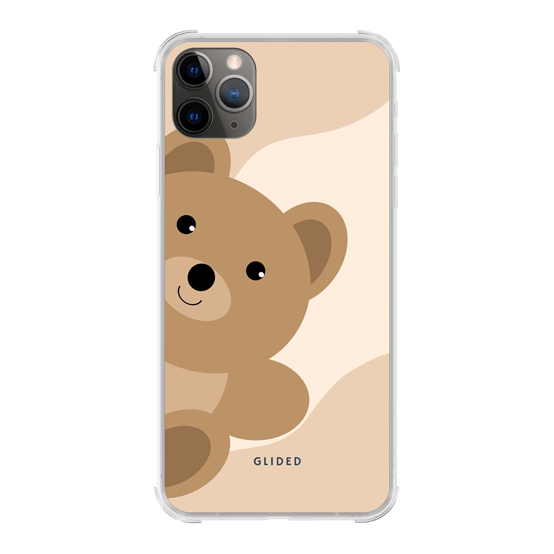 BearLove iPhone 11 Pro Max Handyhülle mit süßem Bärendesign, bietet Schutz und Stil.