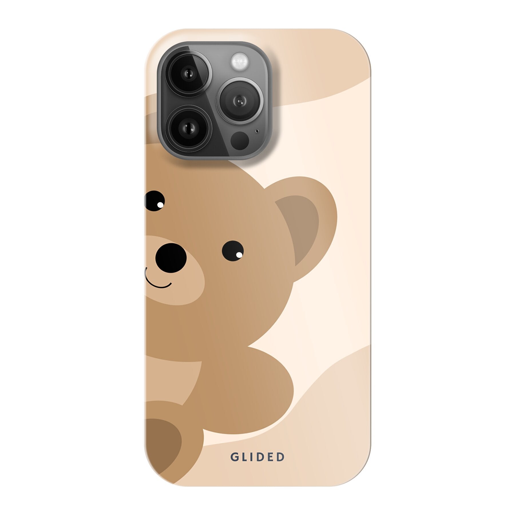 BearLove iPhone 13 Pro Handyhülle mit süßem Bären-Design, bietet optimalen Schutz und stilvolle Ästhetik.