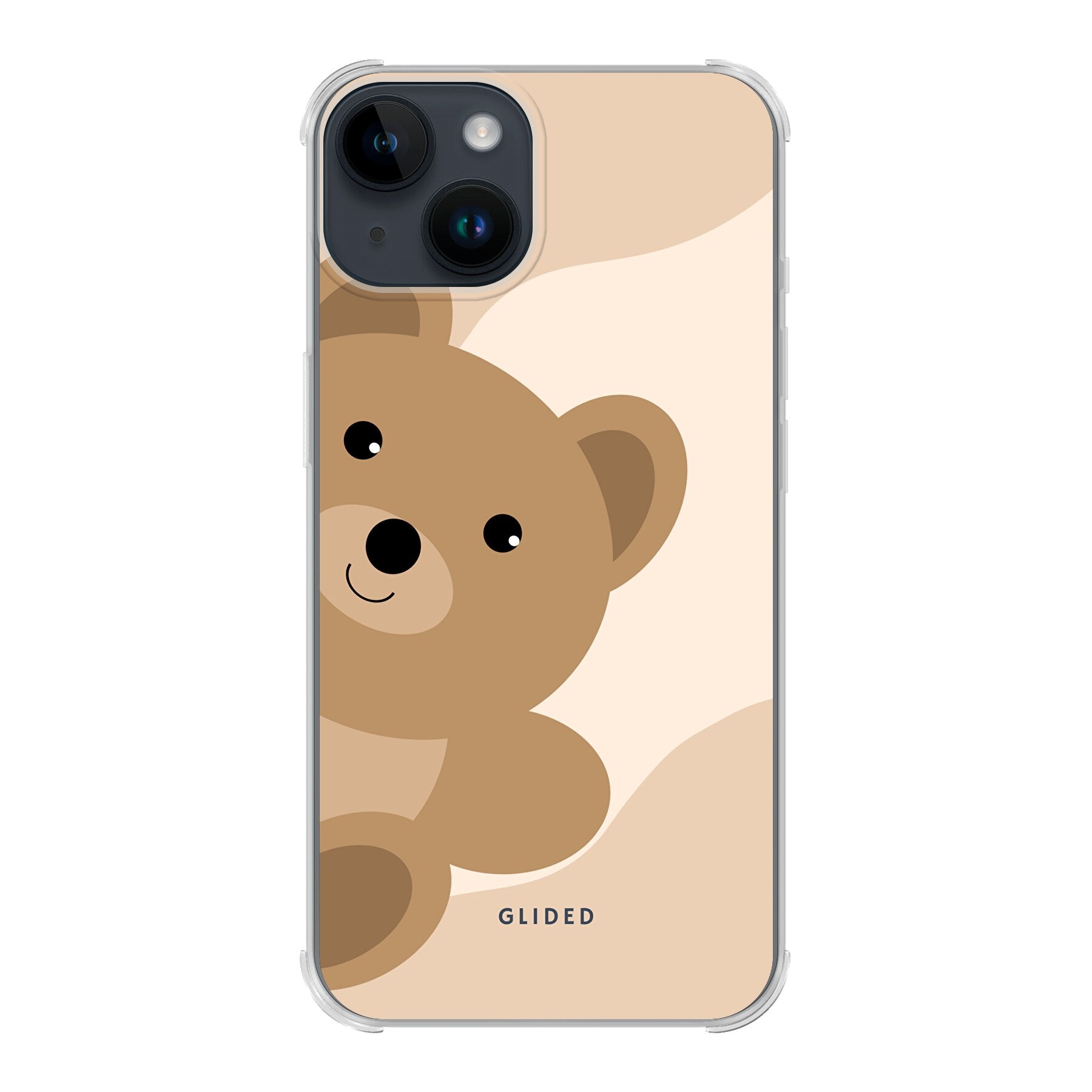 BearLove iPhone 14 Handyhülle mit süßem Bären-Design, bietet optimalen Schutz und stilvolle Ästhetik.