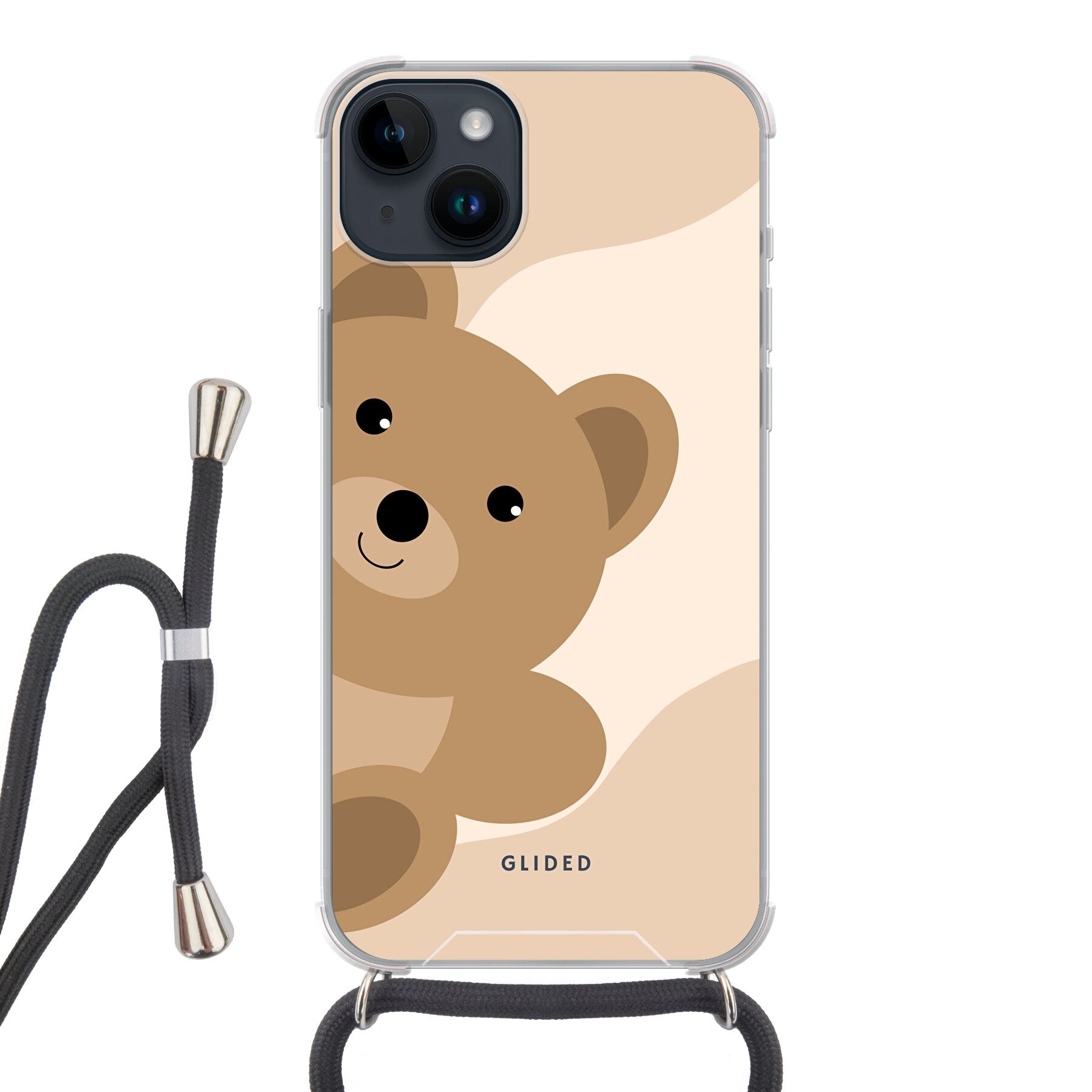 BearLove iPhone 14 Plus Handyhülle mit süßem Bärendesign, bietet Schutz und Stil.