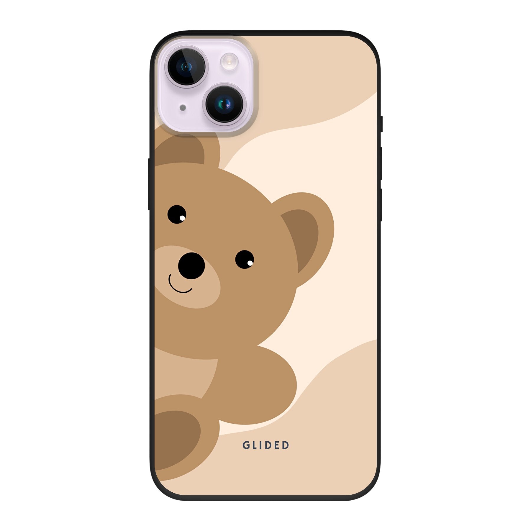 BearLove iPhone 14 Plus Handyhülle mit süßem Bärendesign, bietet Schutz und Stil.