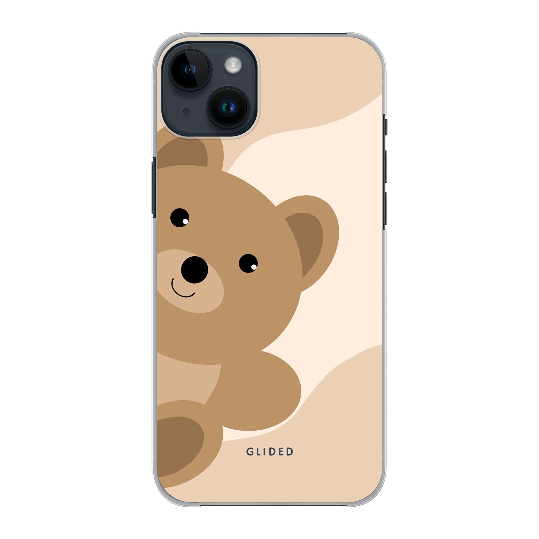 BearLove iPhone 14 Plus Handyhülle mit süßem Bärendesign, bietet Schutz und Stil.