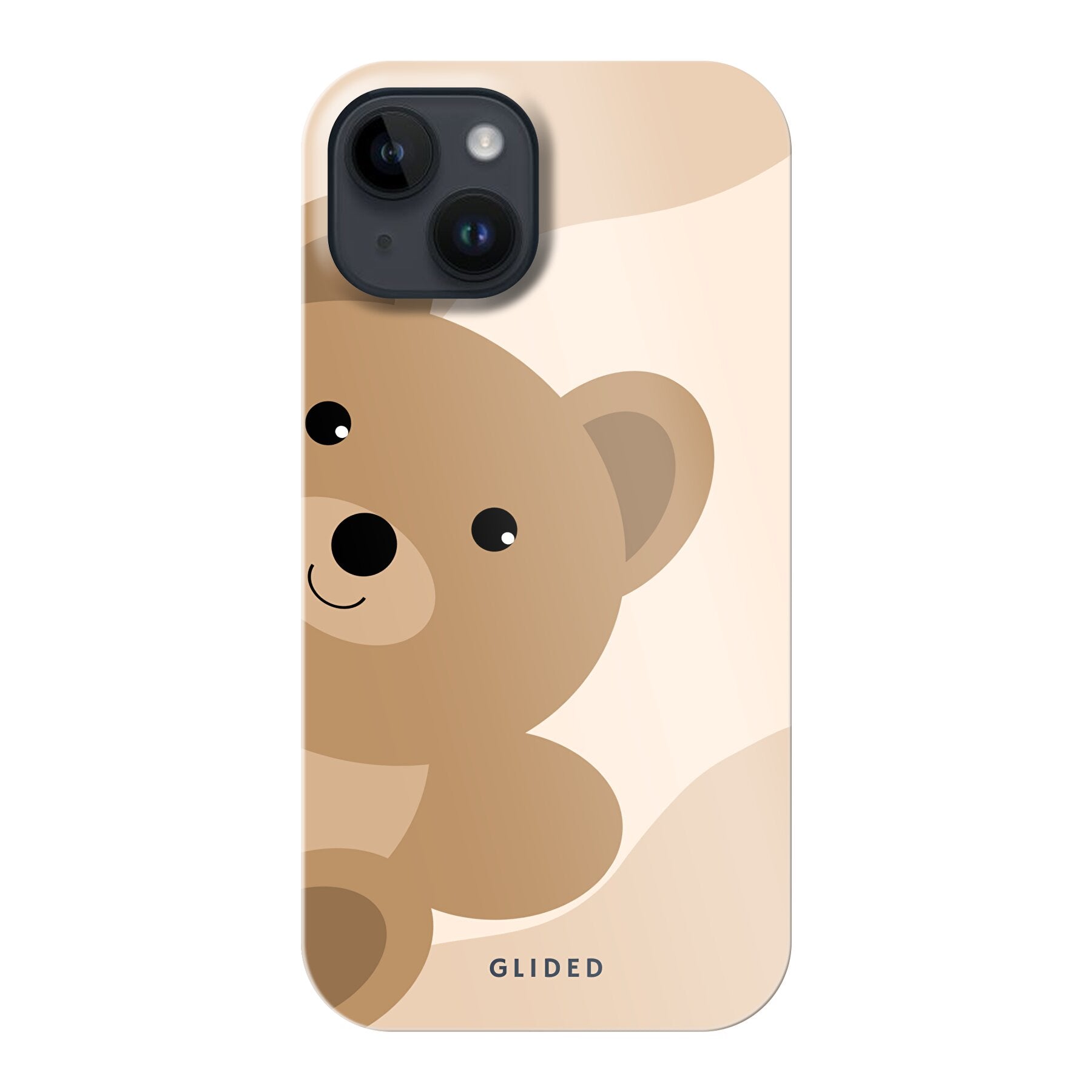 BearLove iPhone 15 Handyhülle mit süßem Bärendesign, bietet Schutz und Stil.