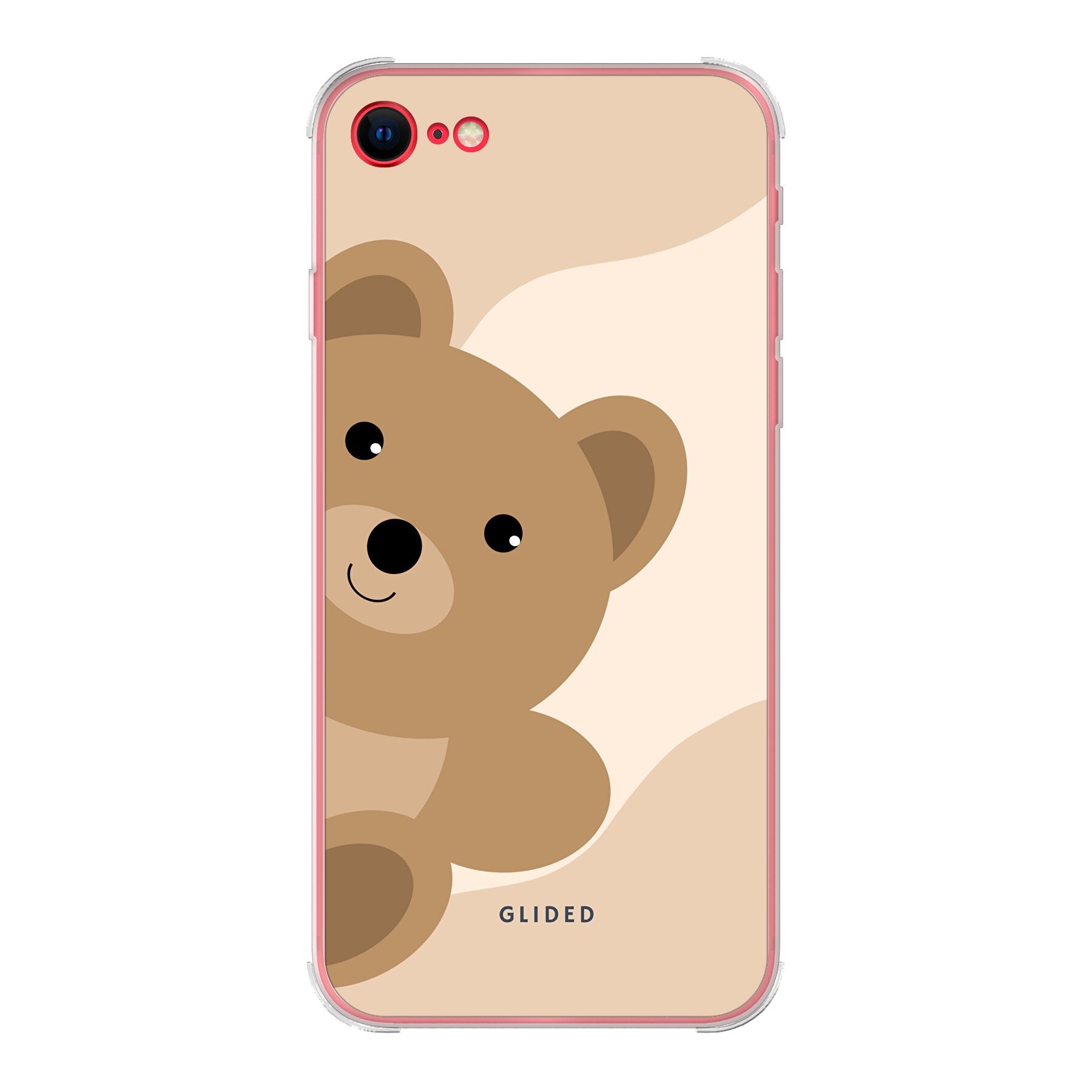 BearLove iPhone 8 Handyhülle mit süßem Bären-Design, bietet optimalen Schutz und stilvolle Ästhetik.