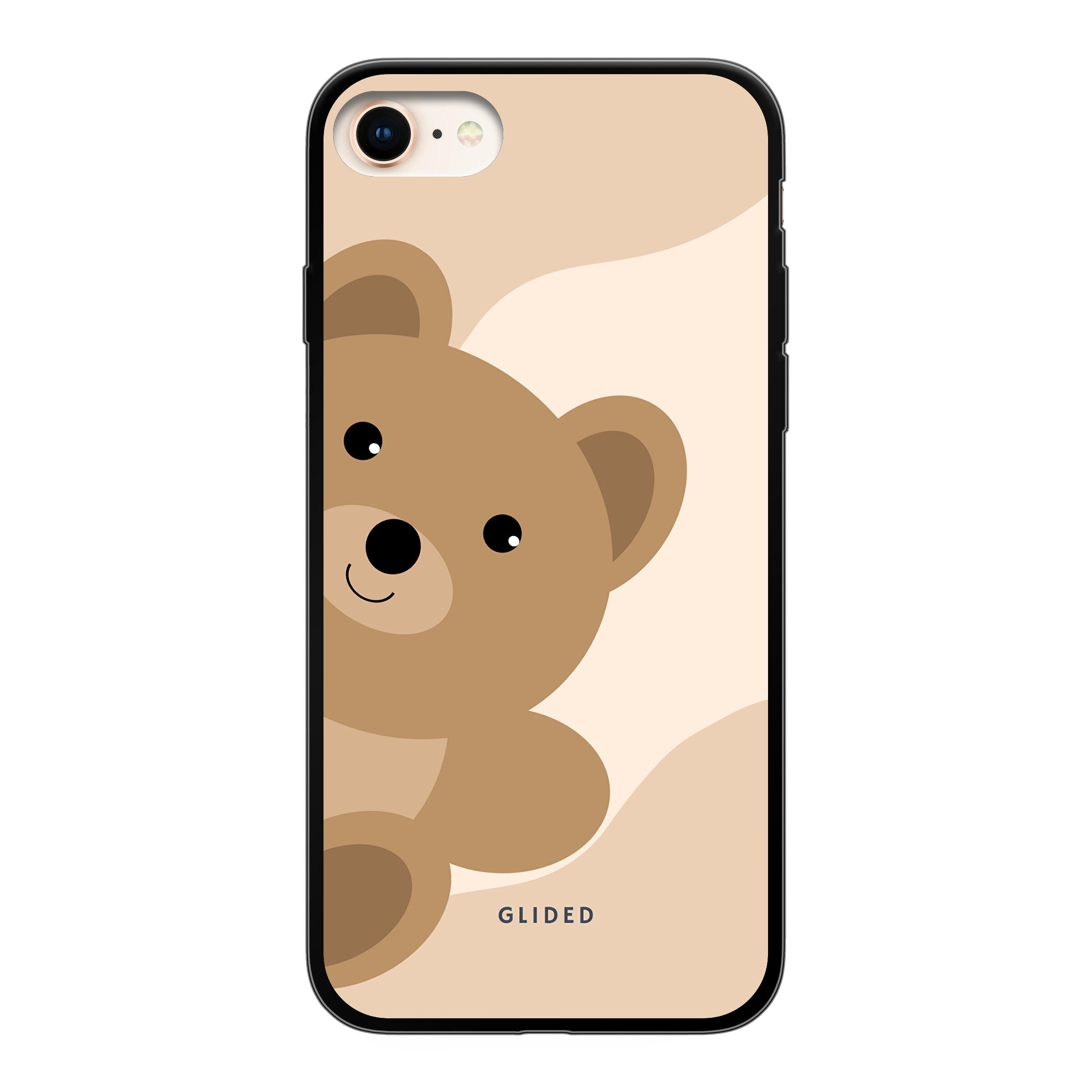 BearLove iPhone 8 Handyhülle mit süßem Bären-Design, bietet optimalen Schutz und stilvolle Ästhetik.