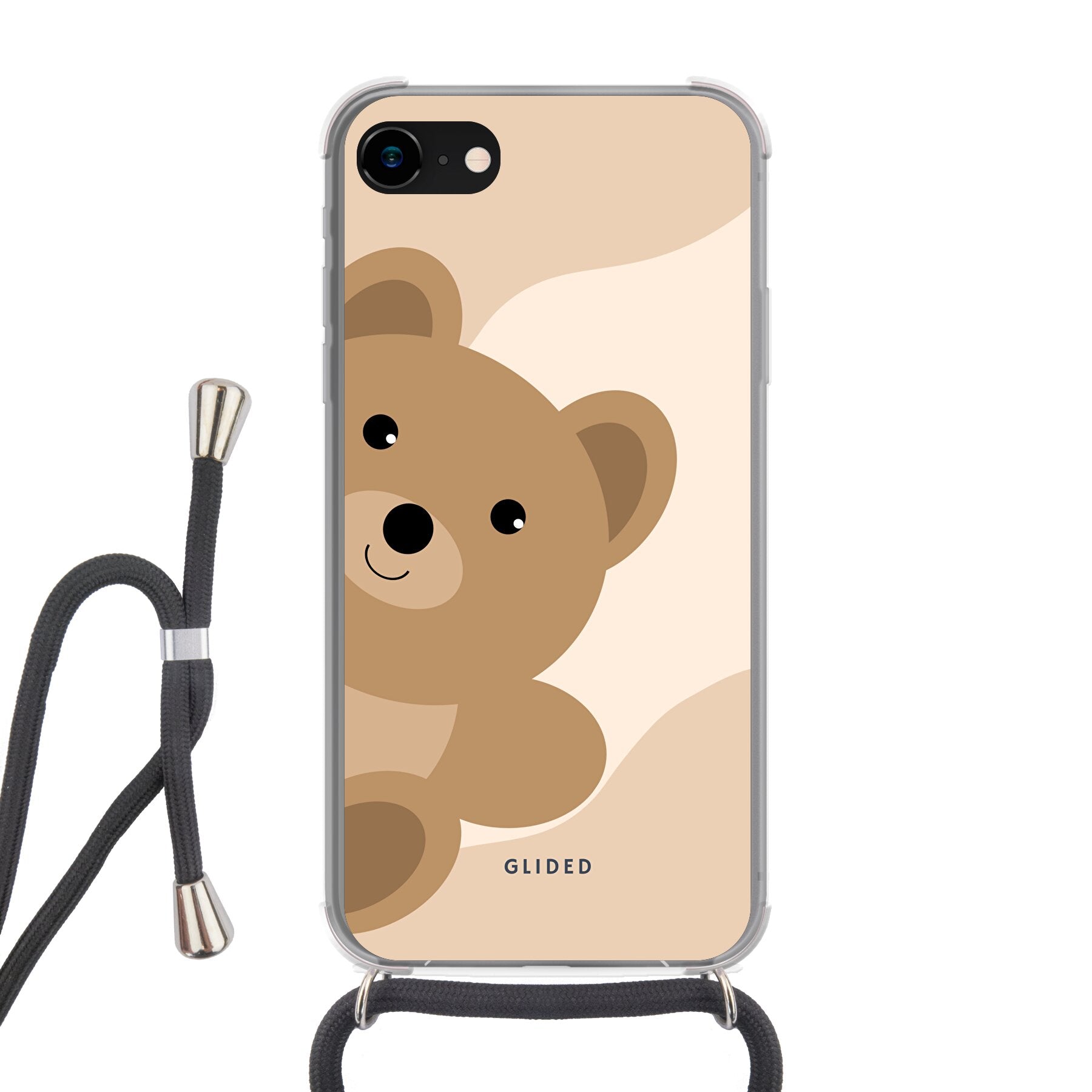 BearLove iPhone 8 Handyhülle mit süßem Bären-Design, bietet optimalen Schutz und stilvolle Ästhetik.