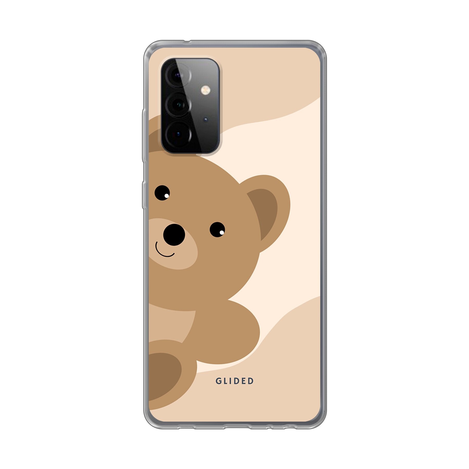 BearLove Handyhülle für Samsung Galaxy A72 mit süßem Bärenmotiv, bietet stilvollen Schutz und eine herzerwärmende Verbindung.