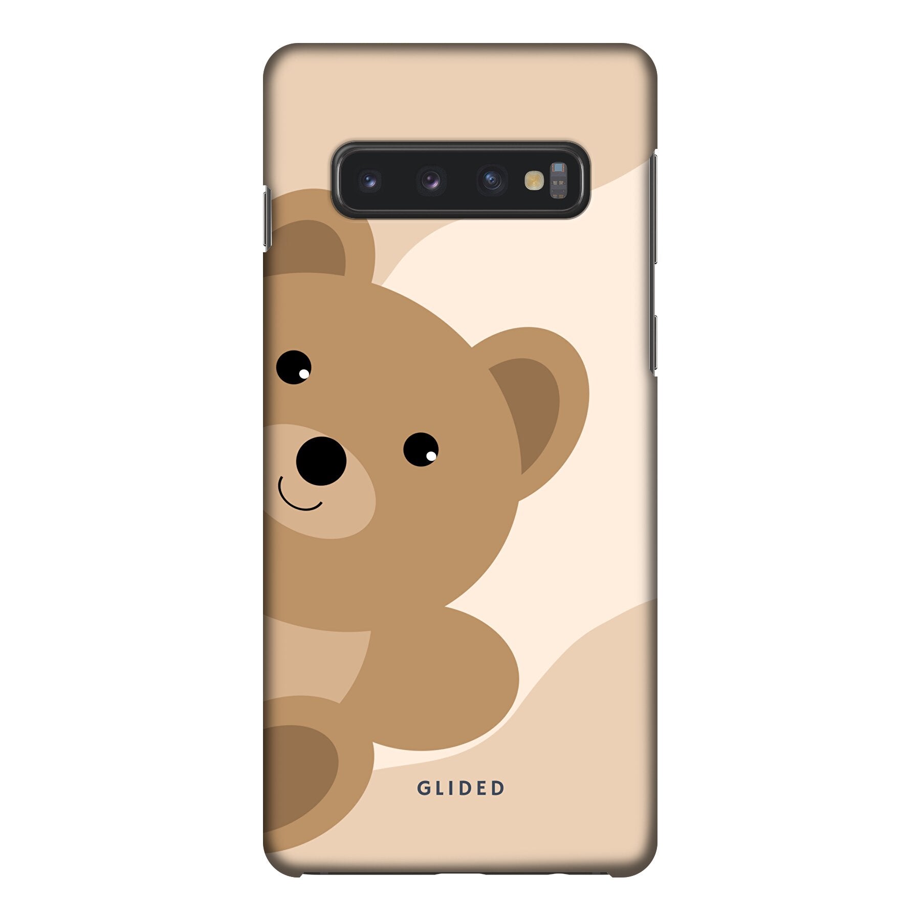 BearLove Handyhülle für Samsung Galaxy S10 mit süßem Bärenmotiv, bietet Schutz und Stil.