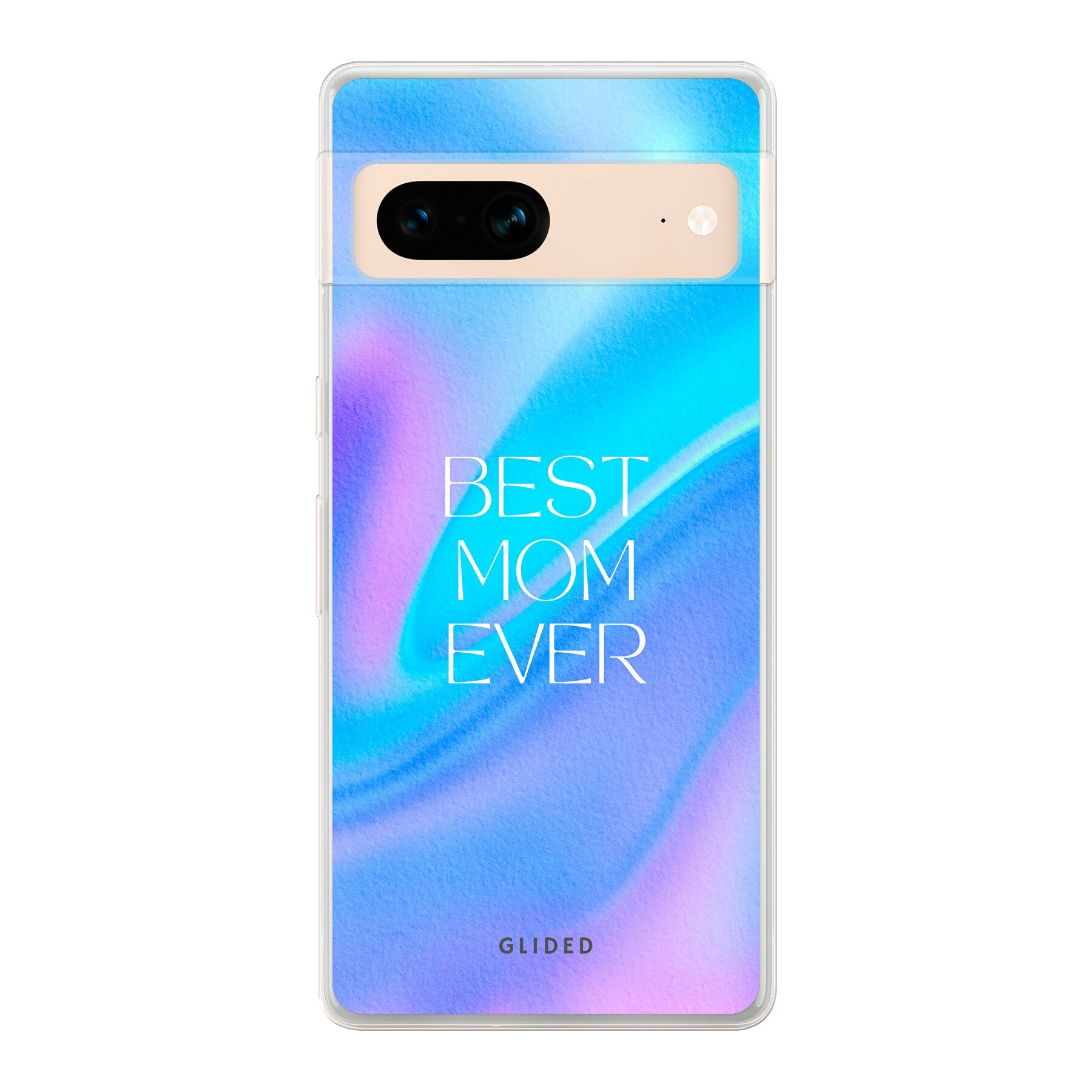 Best Mom Google Pixel 7 Handyhülle mit floralem Design, das die Liebe und Wertschätzung für Mütter symbolisiert.