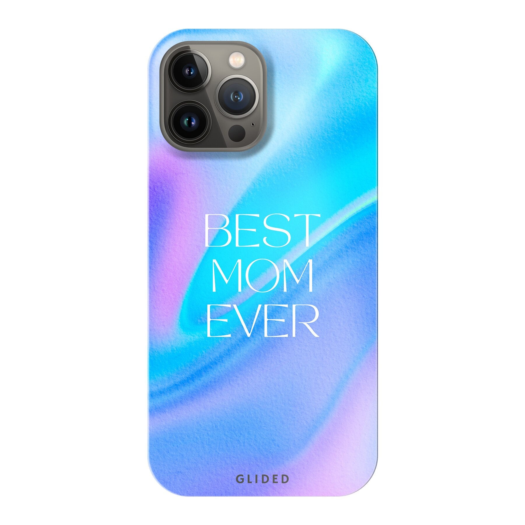 Best Mom iPhone 13 Pro Max Handyhülle mit floralem Design und stoßfestem Schutz, ideal für Mütter.