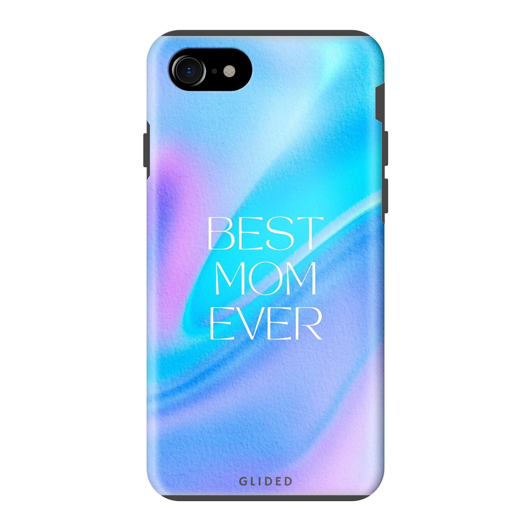 Best Mom iPhone 7 Handyhülle mit floralem Design, das die Liebe und Wertschätzung für Mütter symbolisiert.