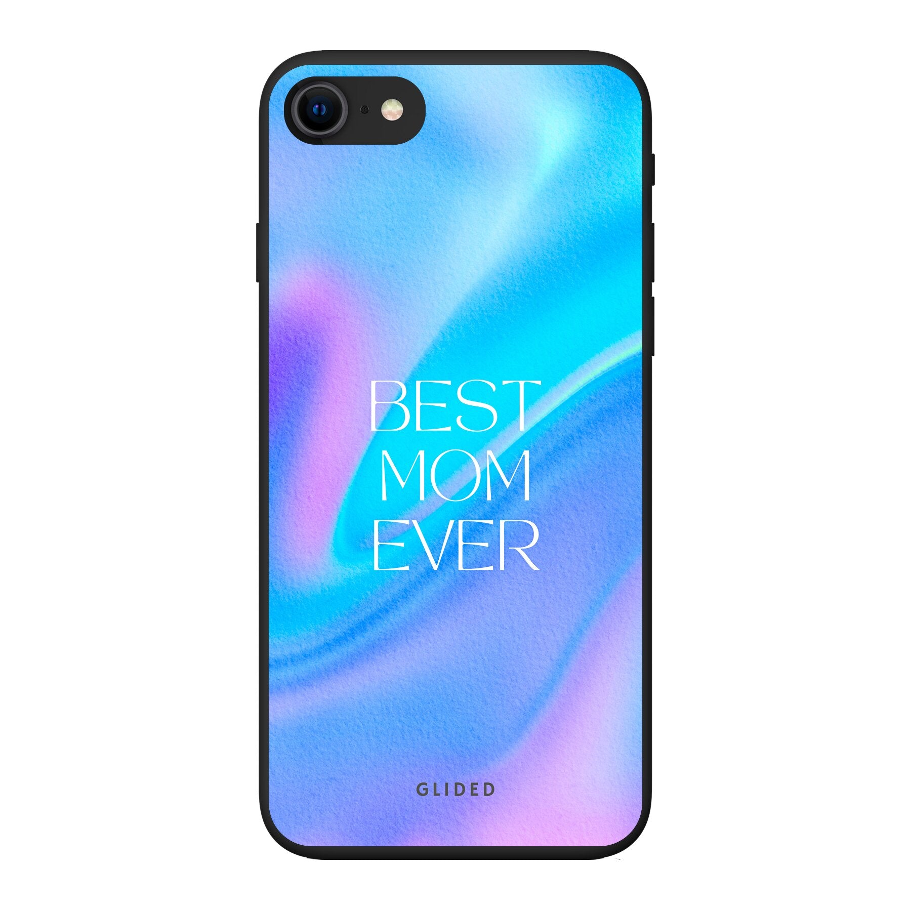 Best Mom iPhone 7 Handyhülle mit floralem Design, das die Liebe und Wertschätzung für Mütter symbolisiert.