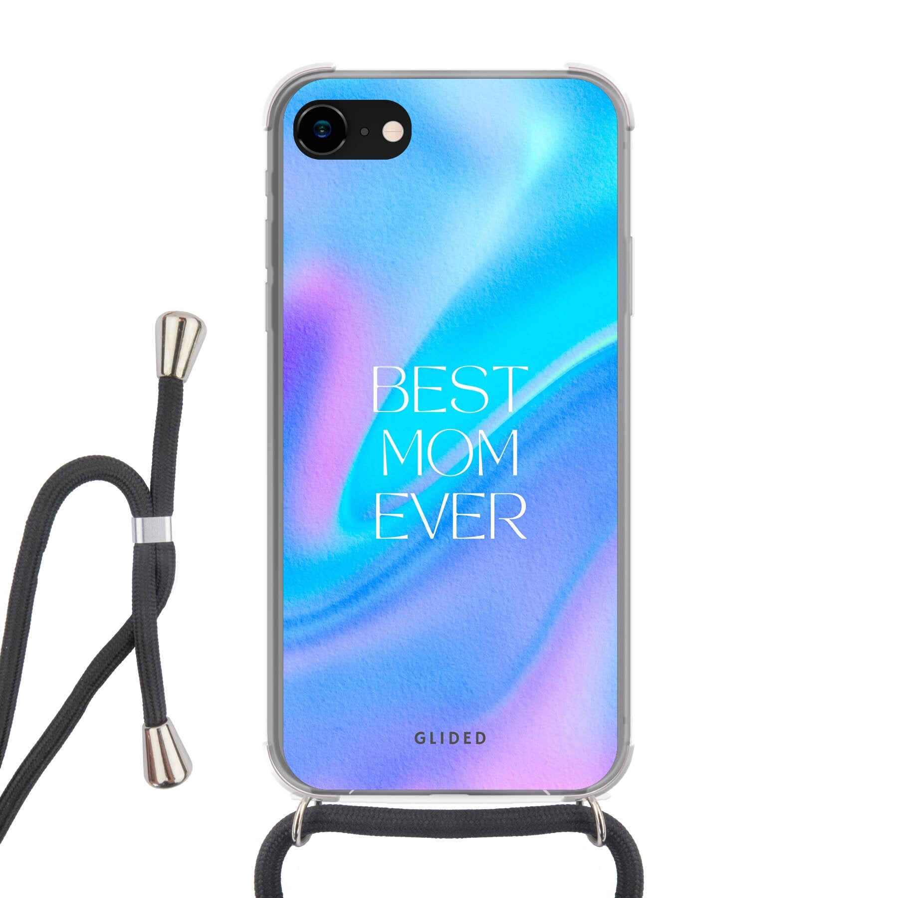 Best Mom iPhone 7 Handyhülle mit floralem Design, das die Liebe und Wertschätzung für Mütter symbolisiert.