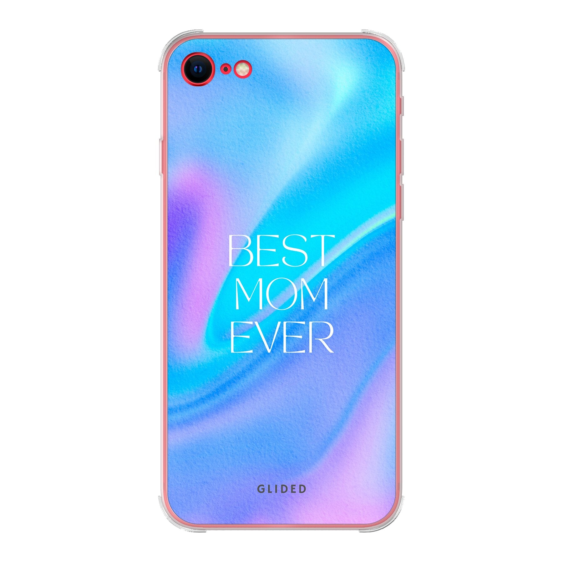 Best Mom iPhone 7 Handyhülle mit floralem Design, das die Liebe und Wertschätzung für Mütter symbolisiert.