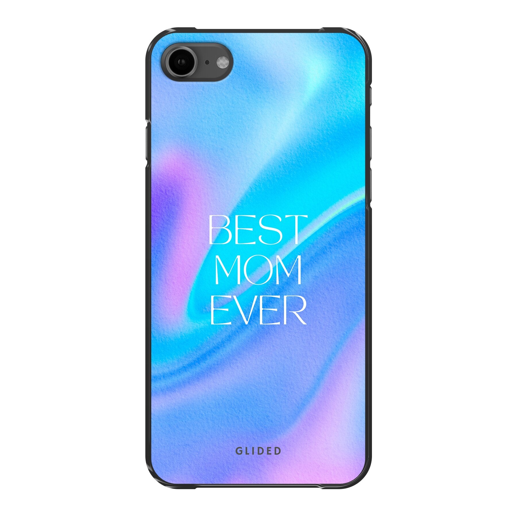 Best Mom iPhone 7 Handyhülle mit floralem Design, das die Liebe und Wertschätzung für Mütter symbolisiert.