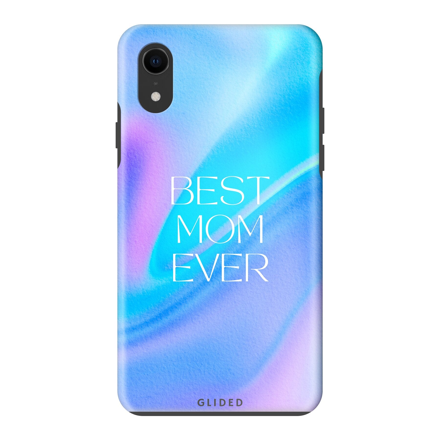 Best Mom iPhone XR Handyhülle mit floralem Design, das die Liebe und Wertschätzung für Mütter symbolisiert.