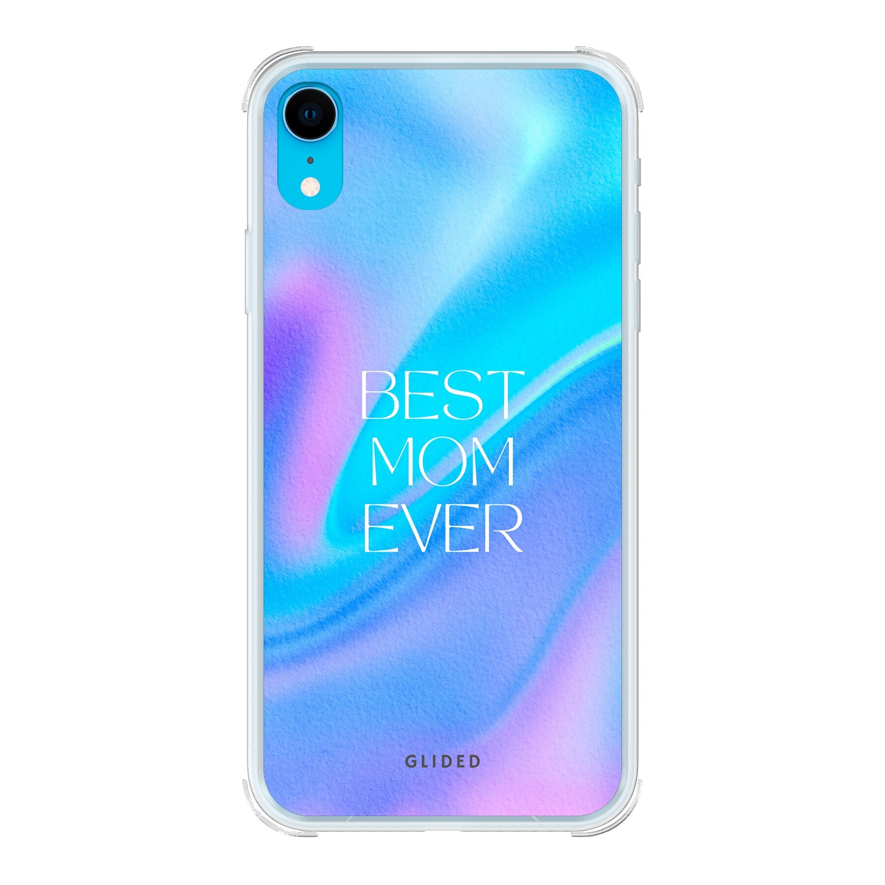 Best Mom iPhone XR Handyhülle mit floralem Design, das die Liebe und Wertschätzung für Mütter symbolisiert.