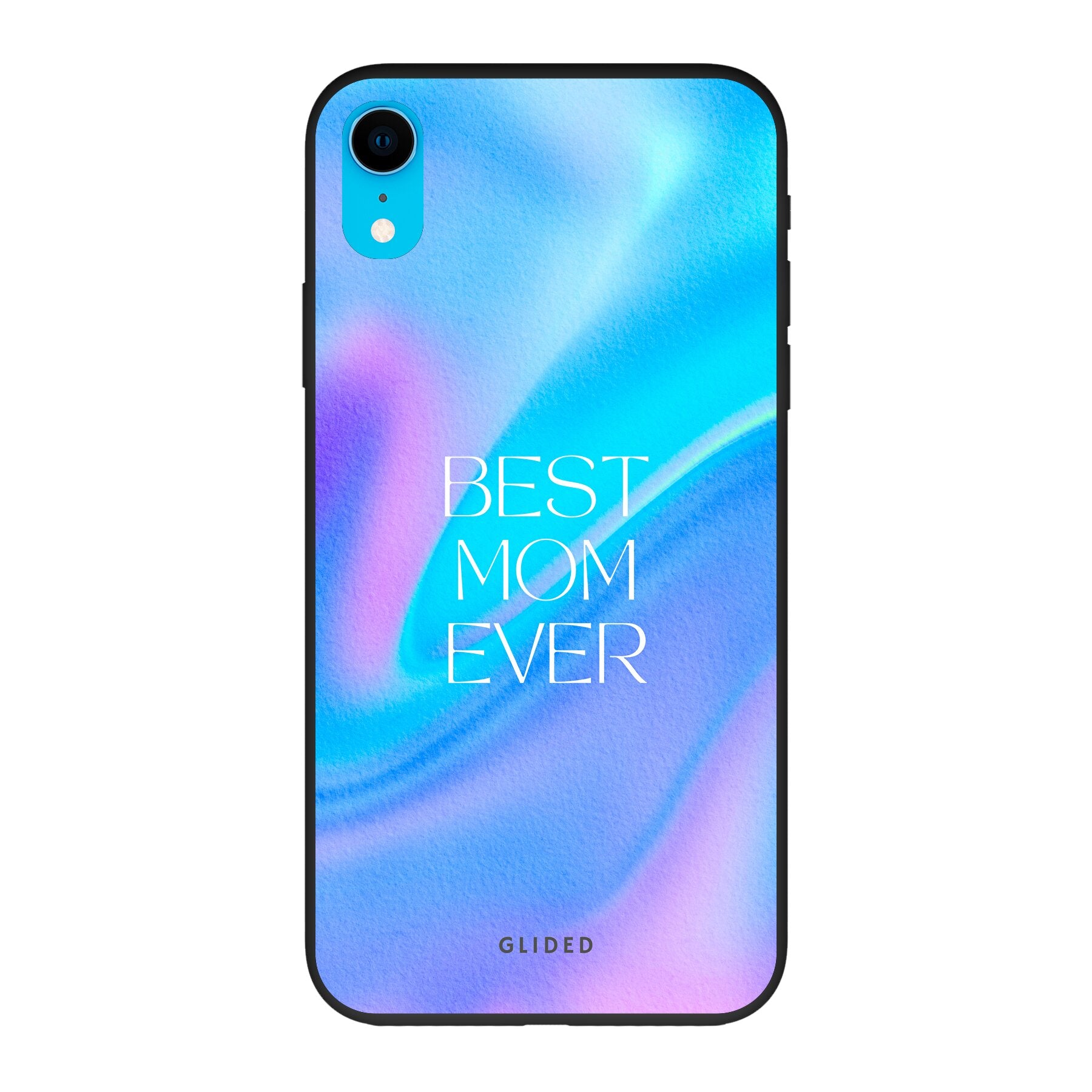 Best Mom iPhone XR Handyhülle mit floralem Design, das die Liebe und Wertschätzung für Mütter symbolisiert.