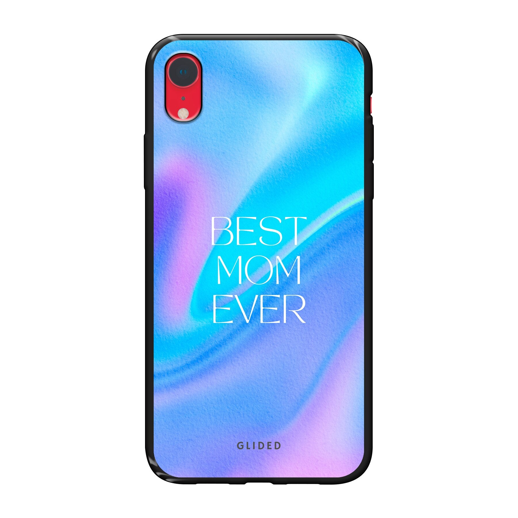 Best Mom iPhone XR Handyhülle mit floralem Design, das die Liebe und Wertschätzung für Mütter symbolisiert.