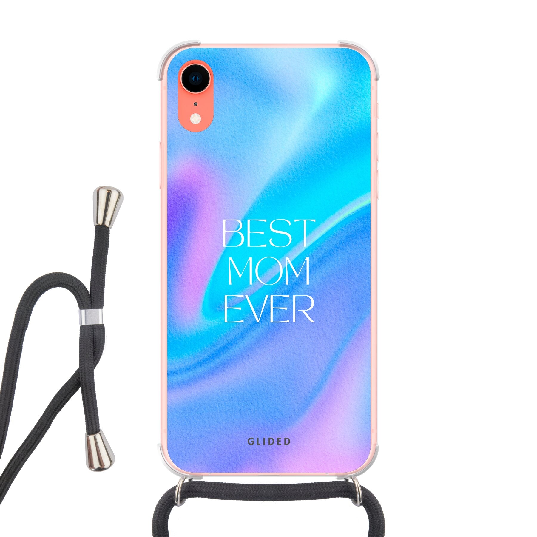 Best Mom iPhone XR Handyhülle mit floralem Design, das die Liebe und Wertschätzung für Mütter symbolisiert.