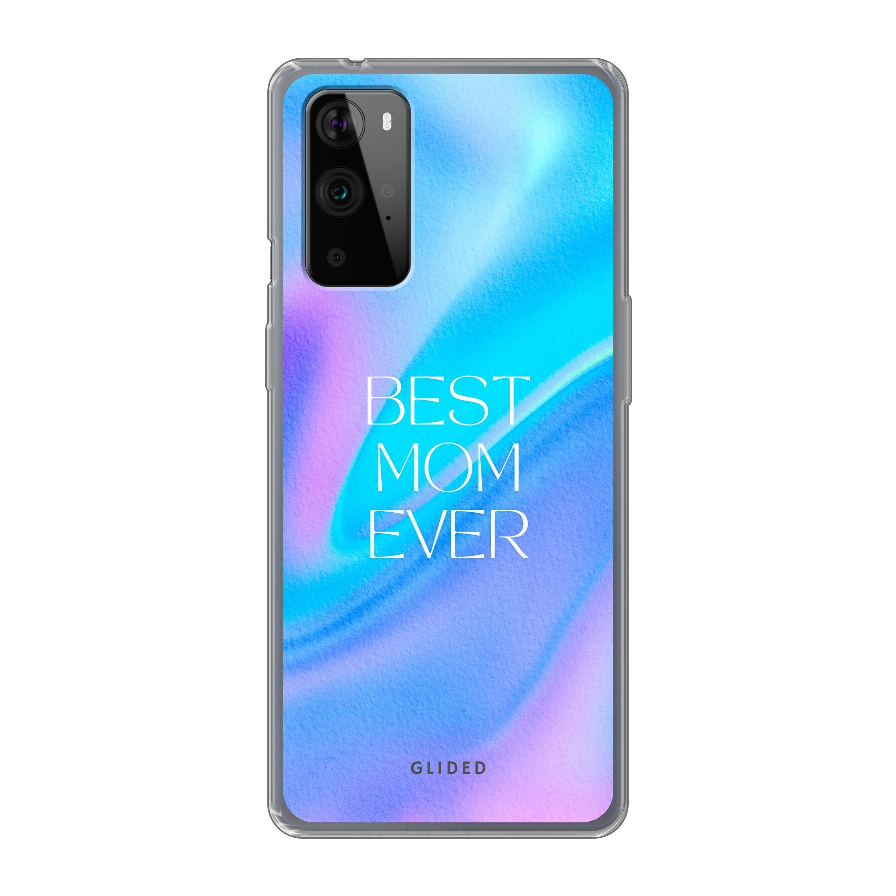 Best Mom OnePlus 9 Pro Handyhülle mit floralem Design, das die Liebe und Wertschätzung für Mütter symbolisiert.