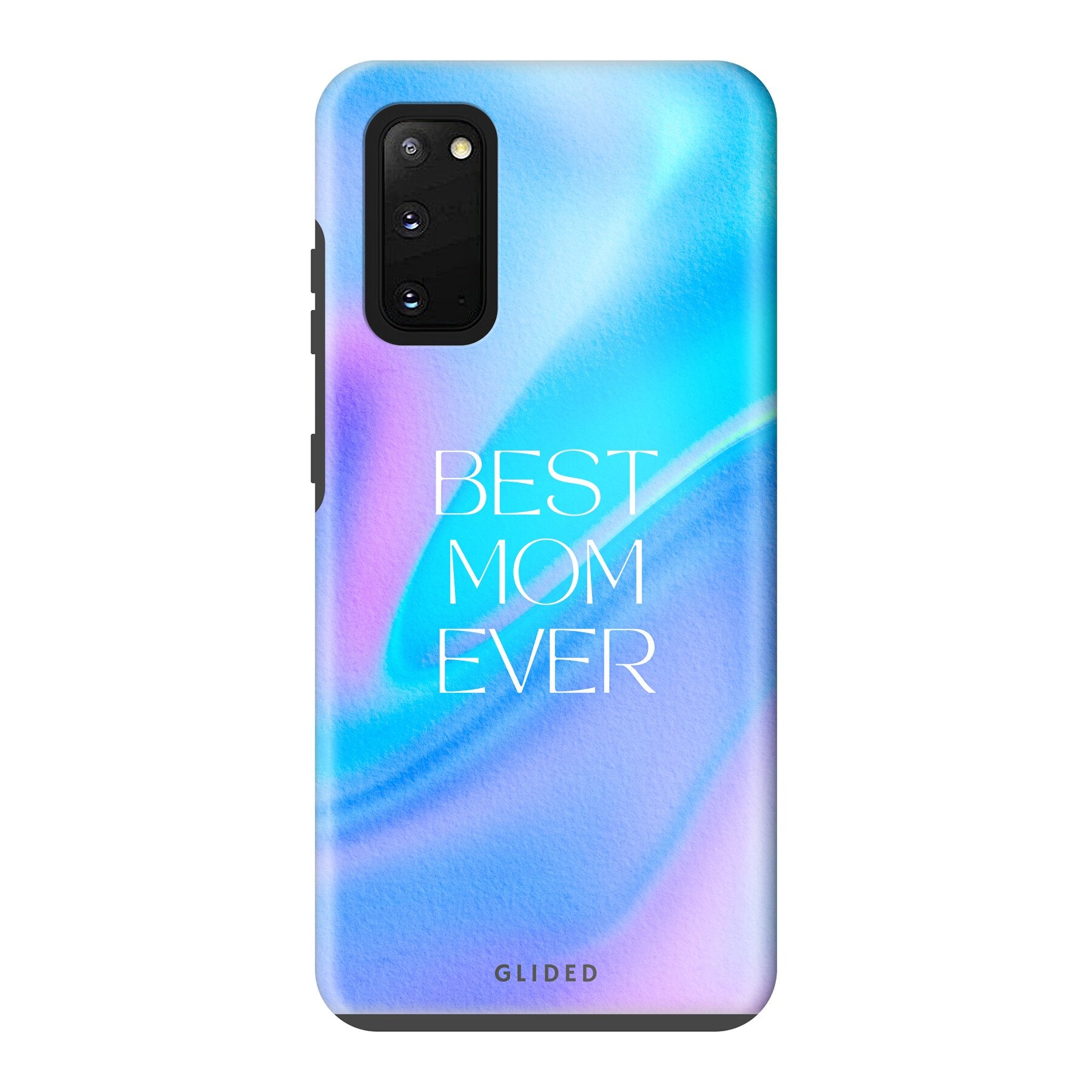 Samsung Galaxy S20/S20 5G Hülle mit 'Best Mom' Design, zarten Blumen und liebevollen Details, idealer Schutz für das Handy.