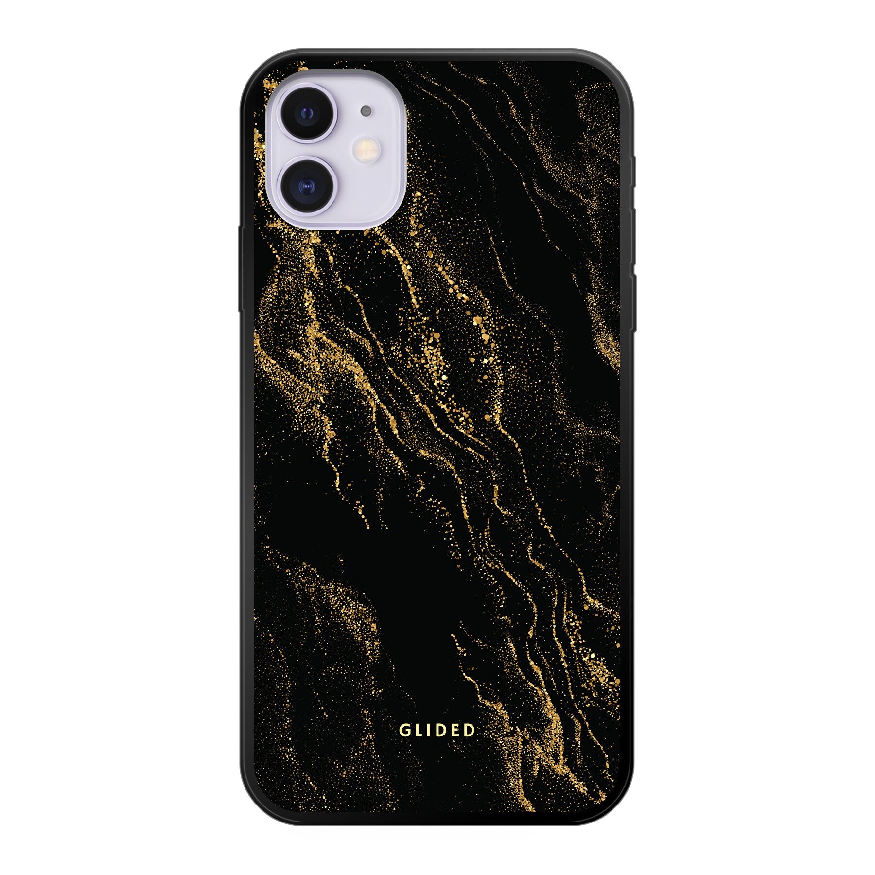 Elegante Black Marble iPhone 11 Handyhülle mit luxuriösem Marmordesign, idealer Schutz und schlankes Profil.