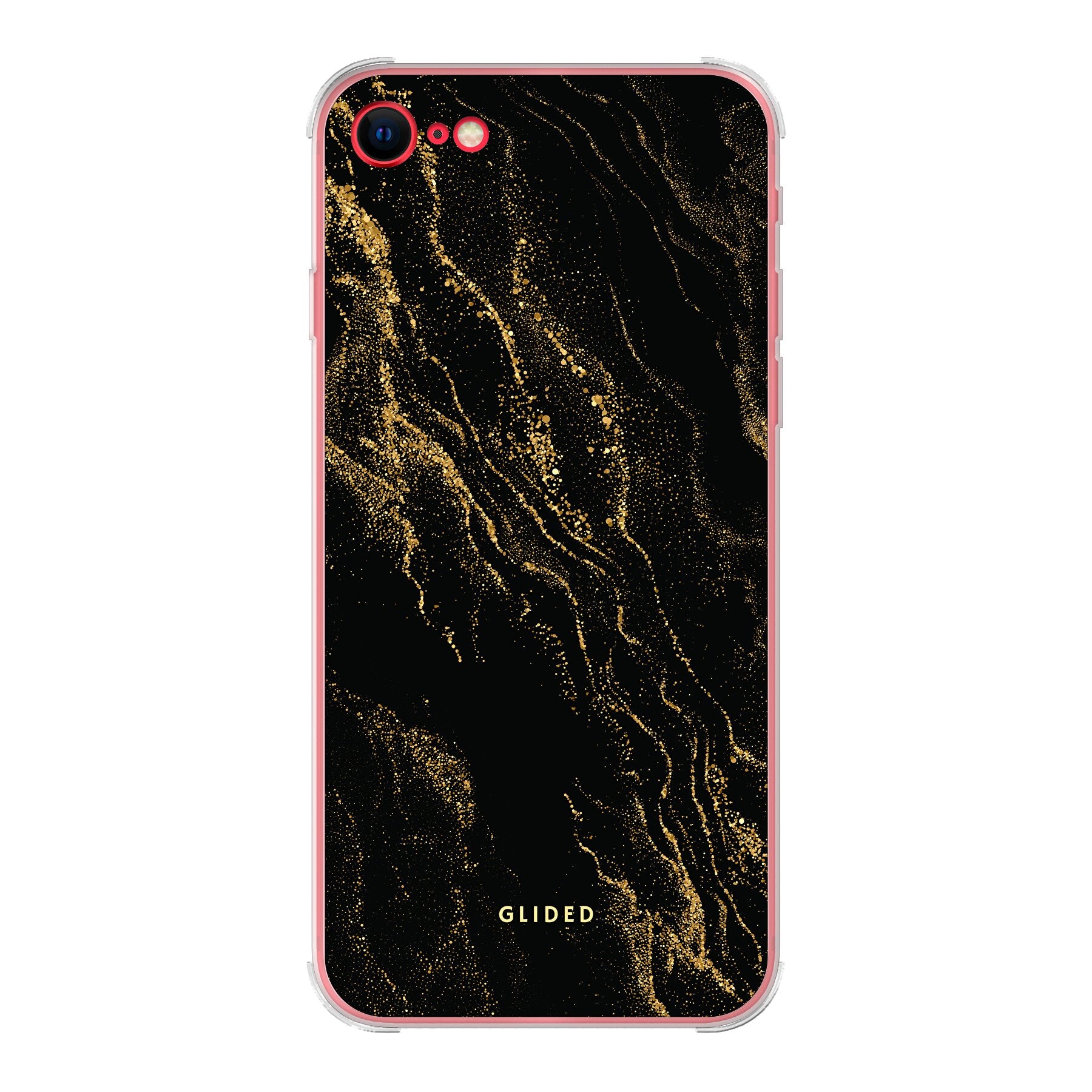 Elegante Black Marble iPhone 8 Handyhülle mit luxuriösem schwarzem Marmordesign, idealer Schutz und stilvolles Accessoire.