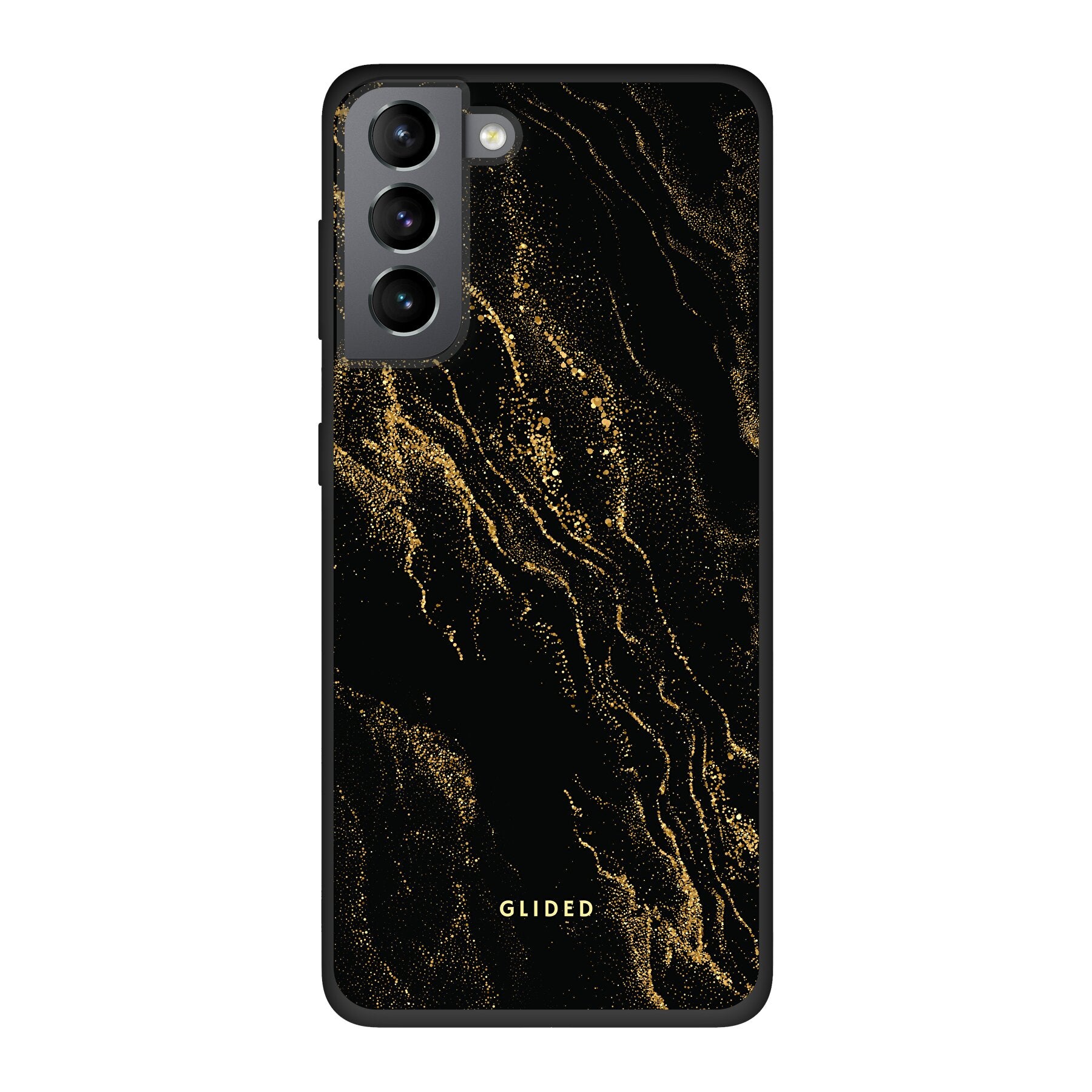 Elegante Black Marble Handyhülle für Samsung Galaxy S10 mit luxuriösem Marmordesign, bietet stilvollen Schutz und Funktionalität.