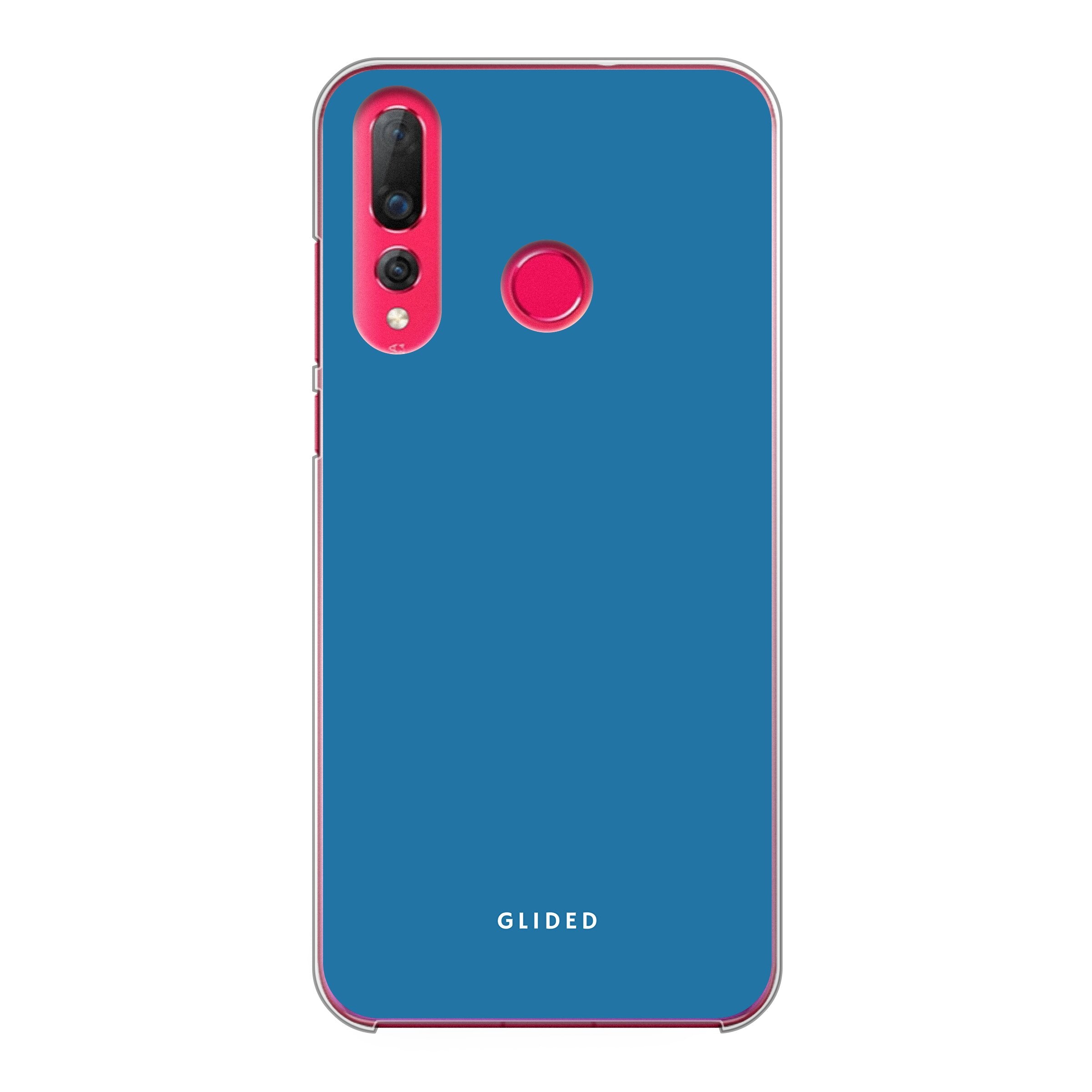 Blue Delight Handyhülle für Huawei P30 Lite in bezauberndem Blauton, bietet stilvollen Schutz und elegantes Design.