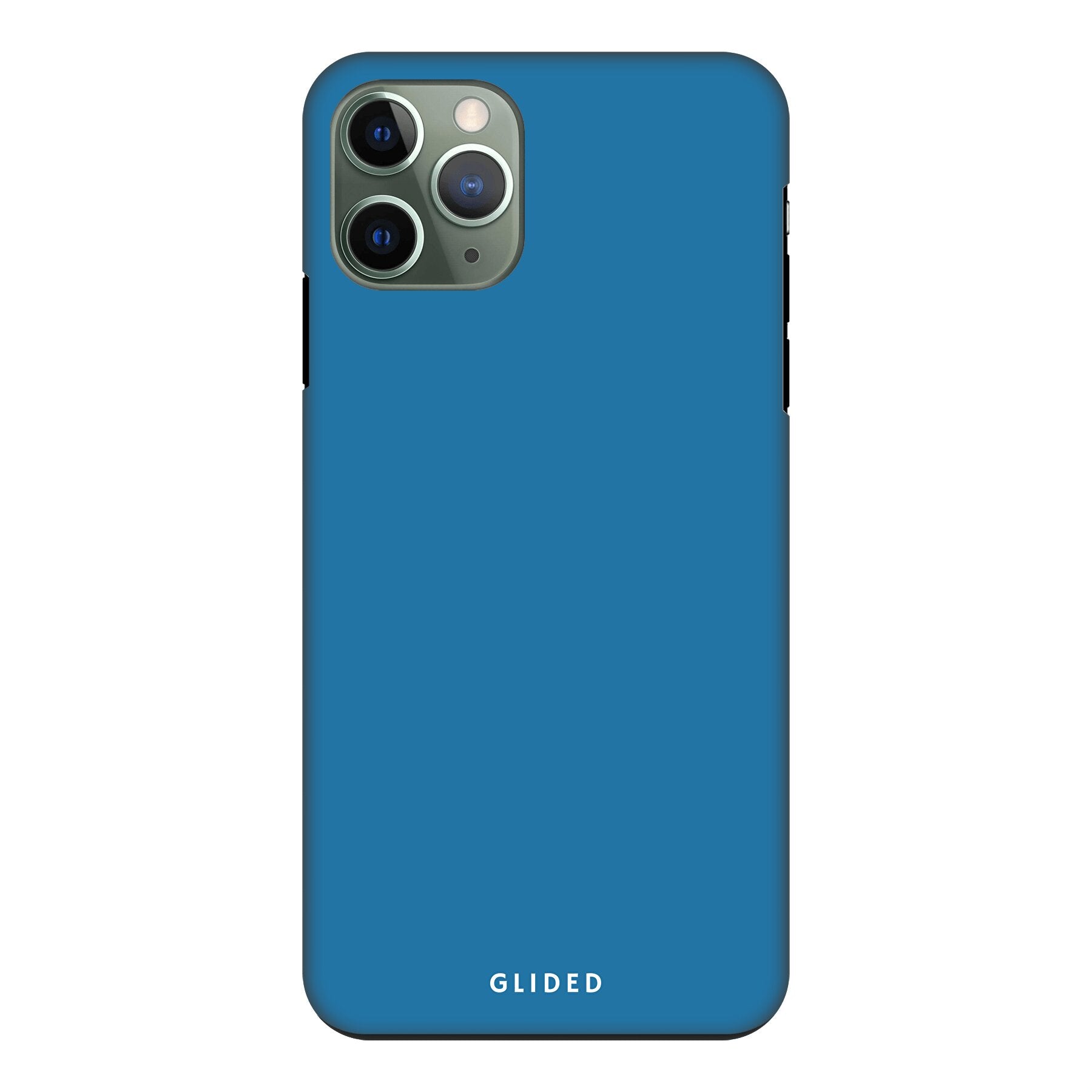 Blue Delight Handyhülle für iPhone 11 Pro in bezauberndem Blauton, bietet stilvollen Schutz und elegantes Design.