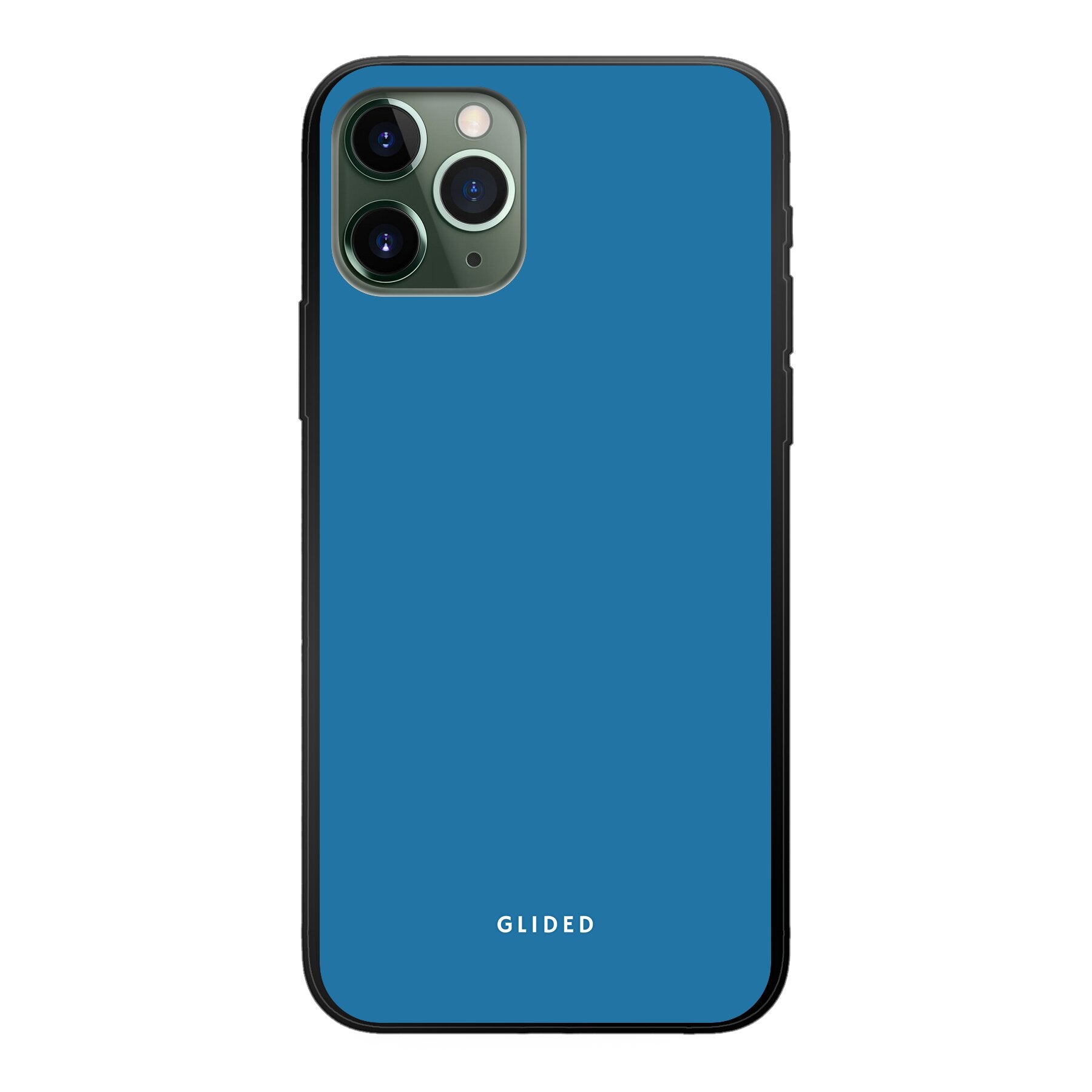 Blue Delight Handyhülle für iPhone 11 Pro in bezauberndem Blauton, bietet stilvollen Schutz und elegantes Design.