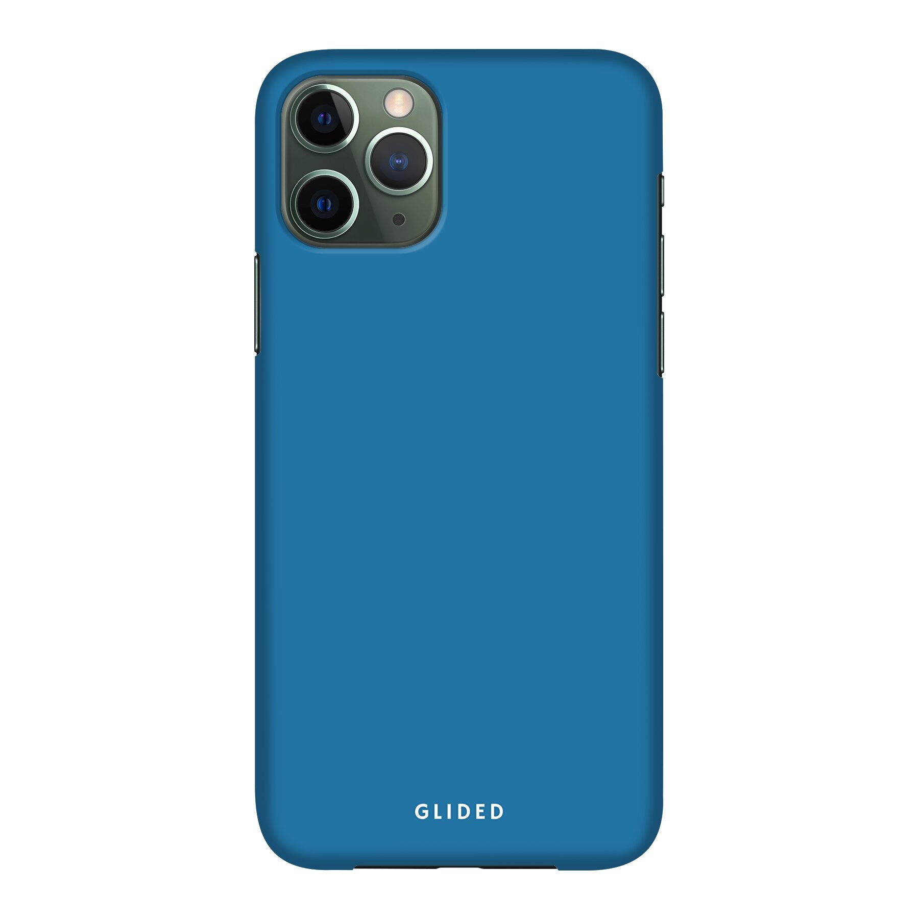 Blue Delight Handyhülle für iPhone 11 Pro in bezauberndem Blauton, bietet stilvollen Schutz und elegantes Design.